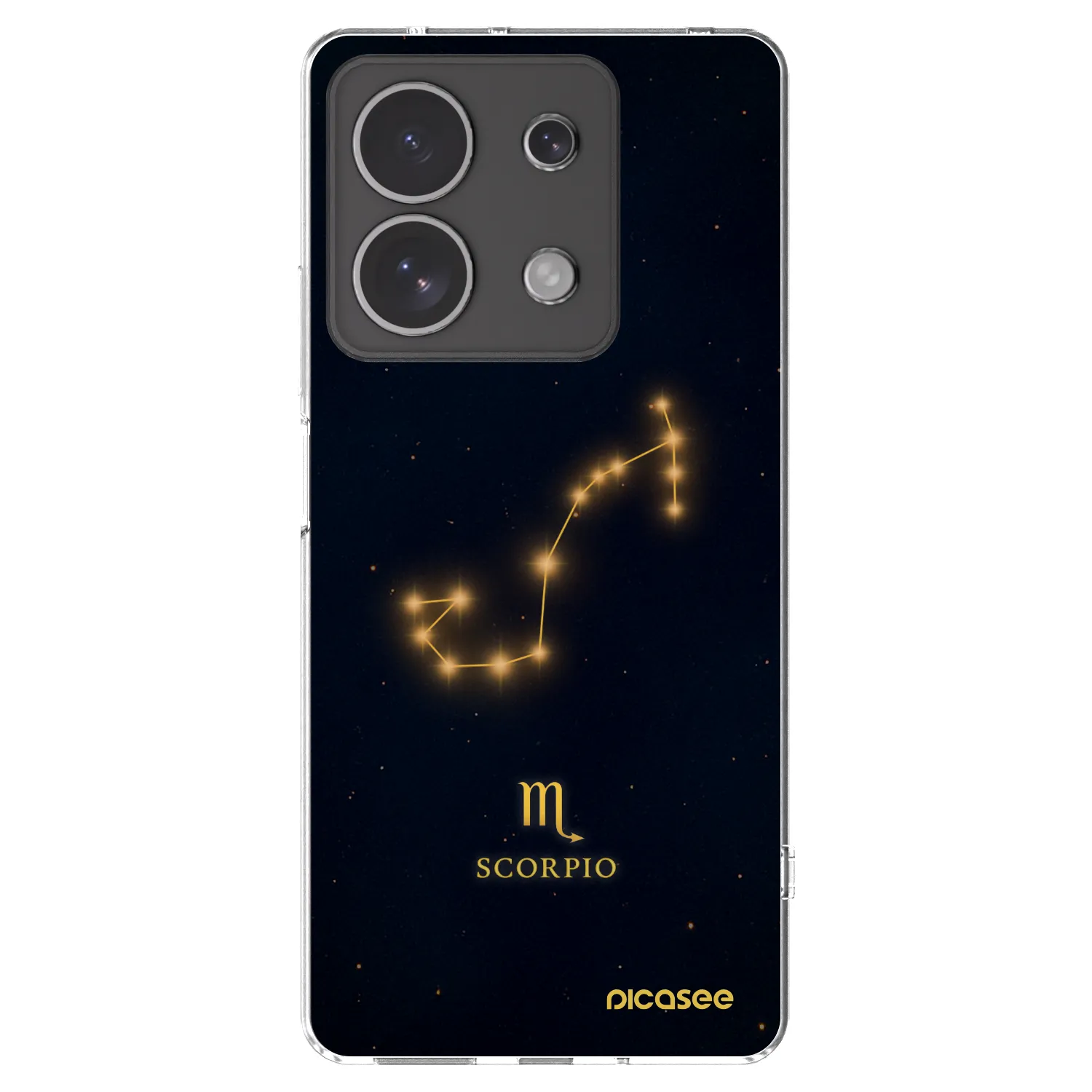 Picasee διαφανής θήκη σιλικόνης Xiaomi Redmi Note 13 4G - SCORPIO
