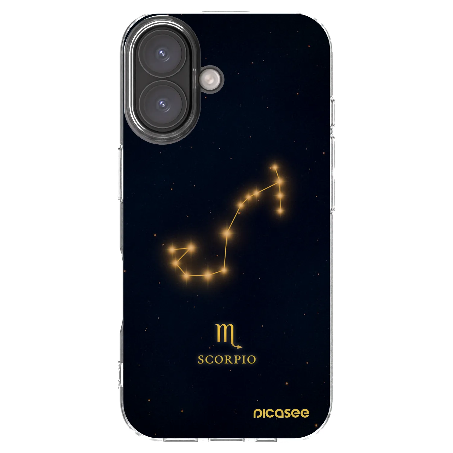 Picasee διαφανής θήκη σιλικόνης Apple iPhone 16 - SCORPIO