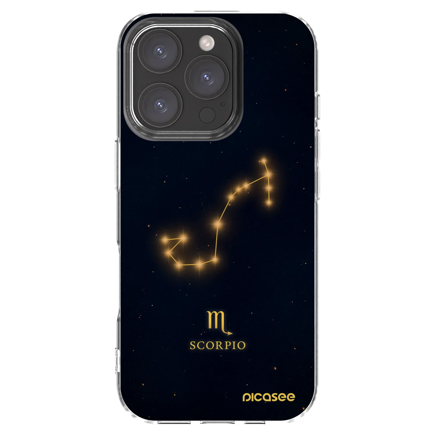 Picasee διαφανής θήκη σιλικόνης Apple iPhone 16 Pro - SCORPIO