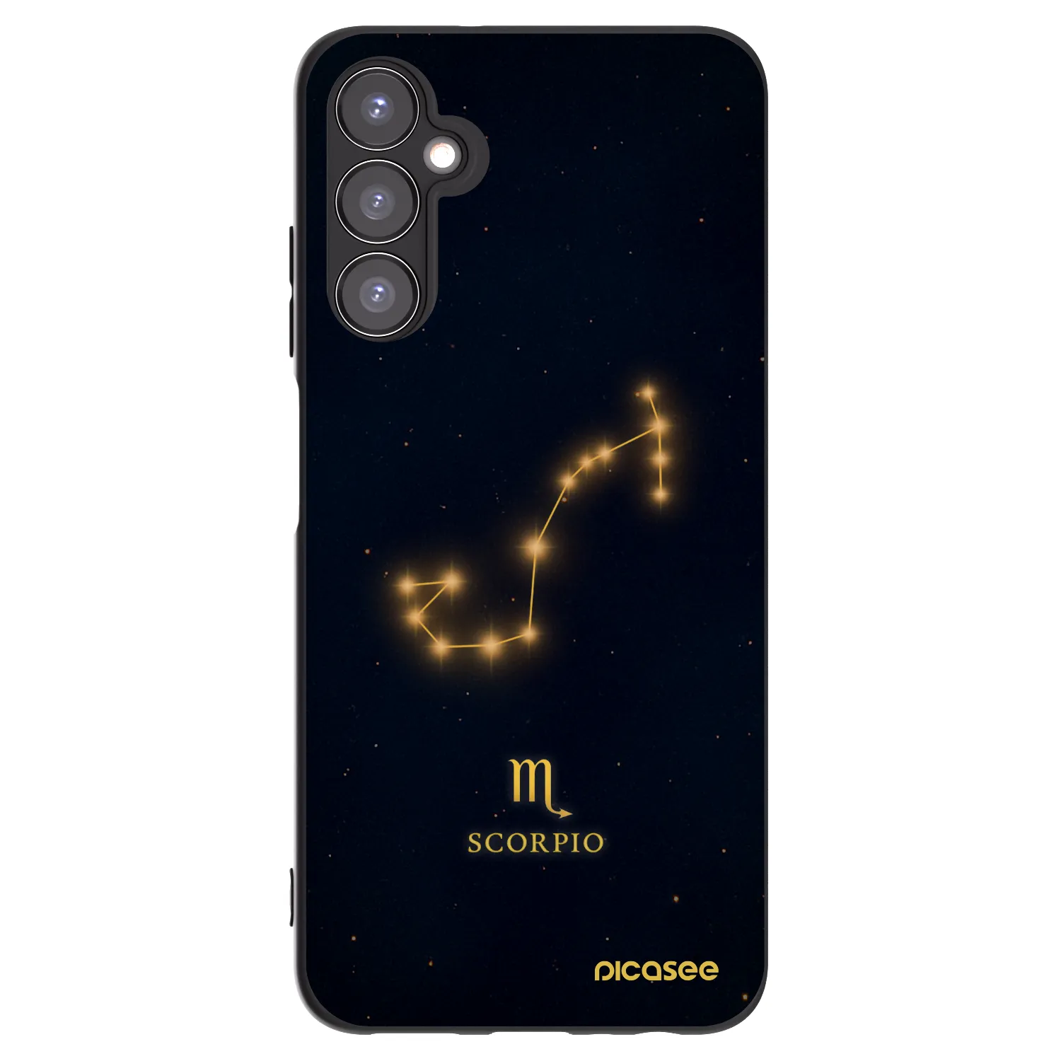 Picasee Μαύρη θήκη σιλικόνης για Samsung Galaxy A05s A057G - SCORPIO