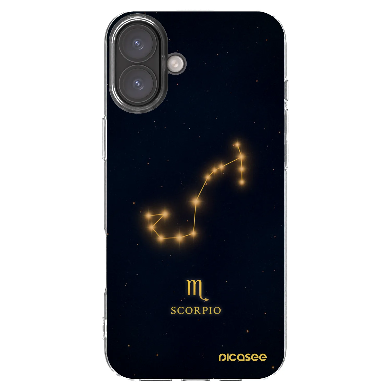 Picasee διαφανής θήκη σιλικόνης Apple iPhone 16 Plus - SCORPIO