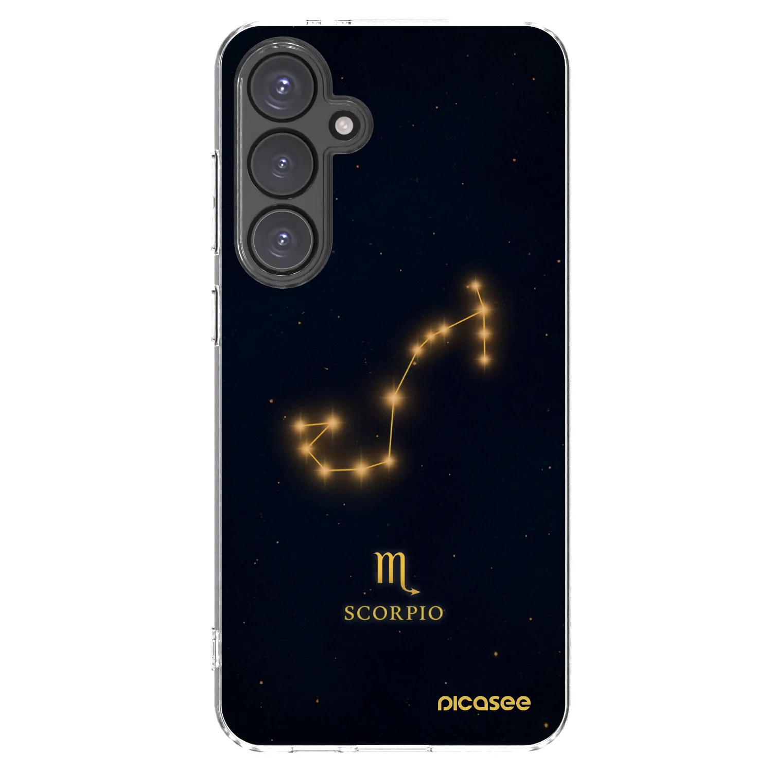 Picasee διαφανής θήκη σιλικόνης Samsung Galaxy S24 FE S721B - SCORPIO