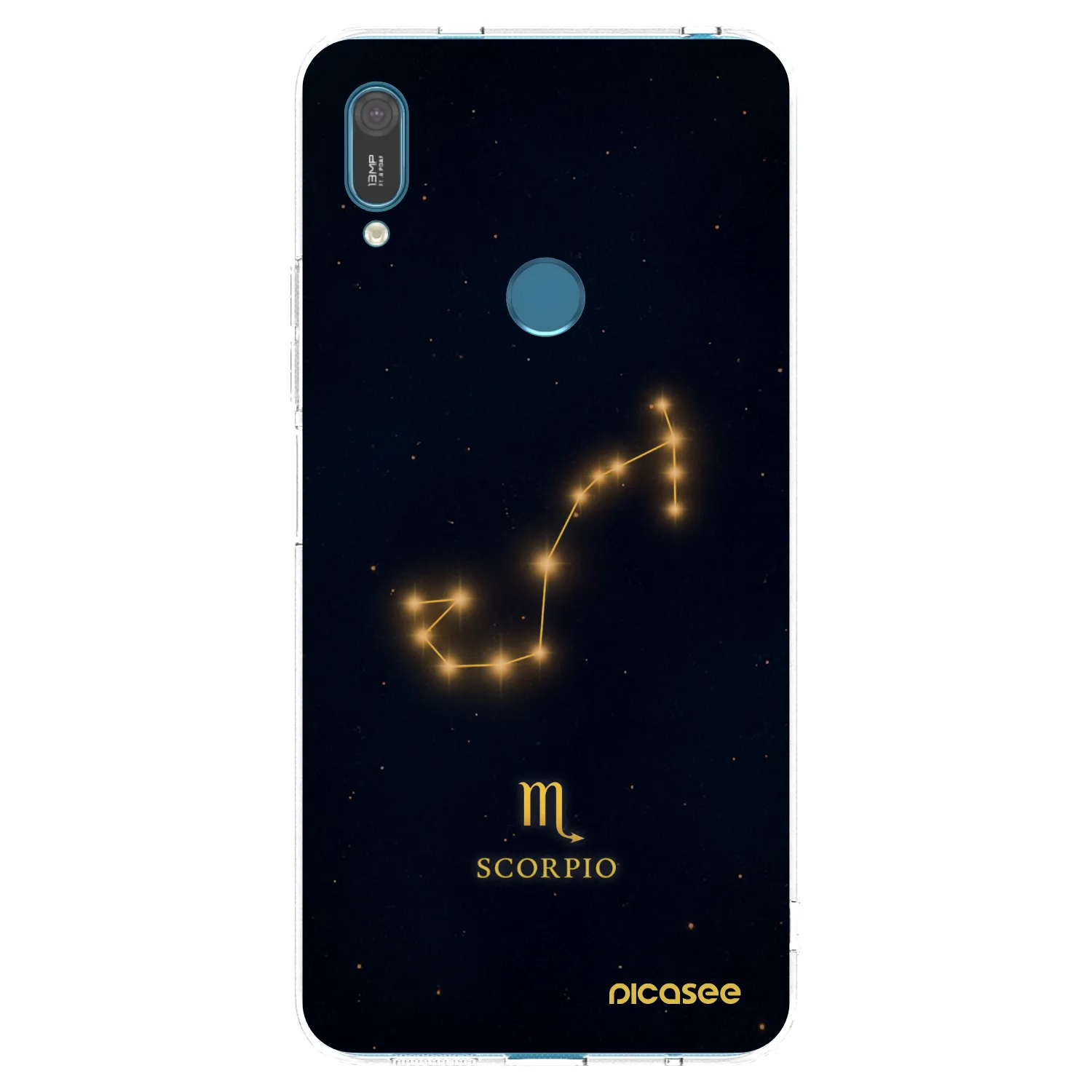 Picasee διαφανής θήκη σιλικόνης Huawei Y7 2019 - SCORPIO