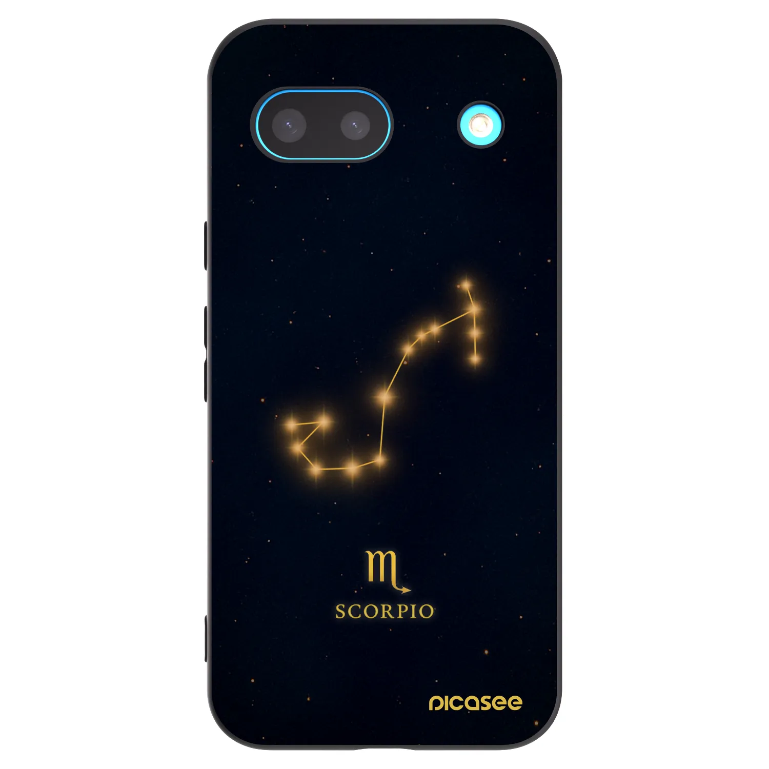 Picasee Μαύρη θήκη σιλικόνης για Google Pixel 8 - SCORPIO