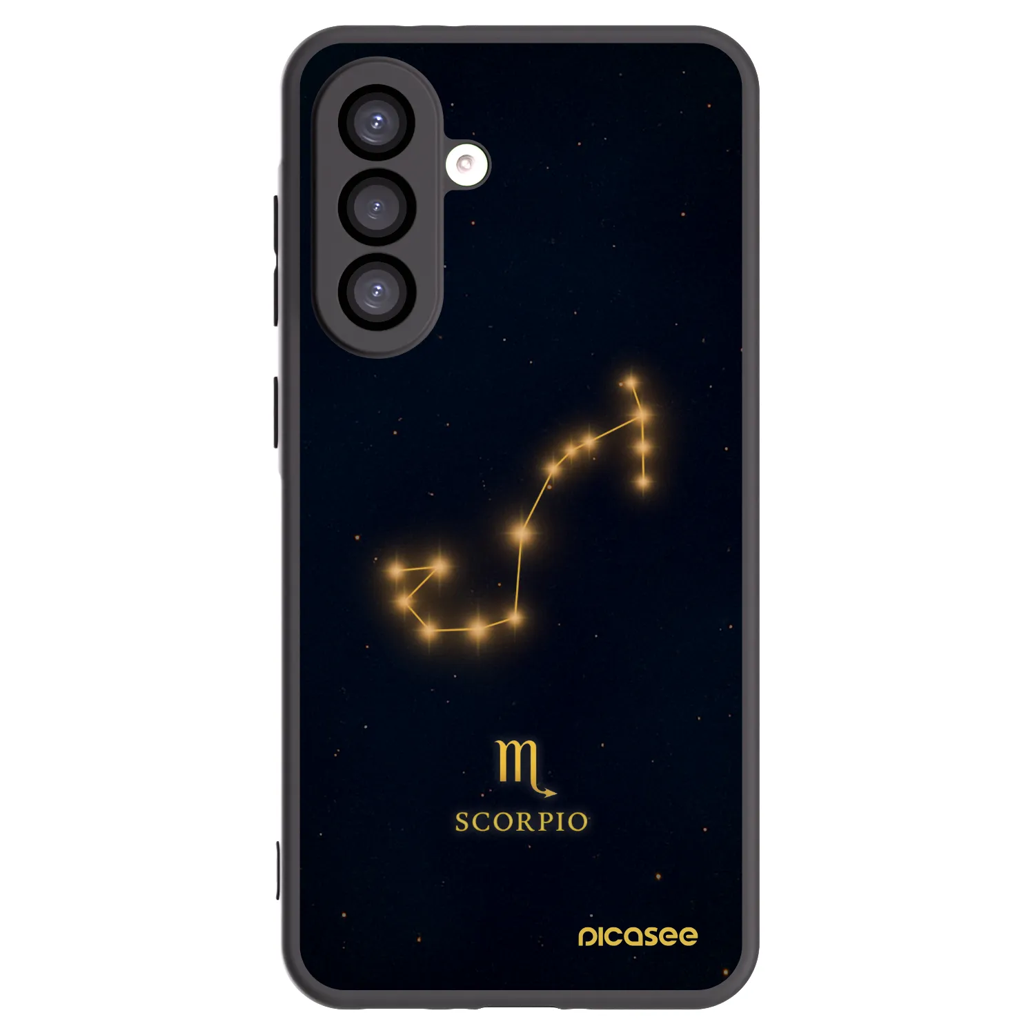 Picasee Μαύρη θήκη σιλικόνης για Samsung Galaxy A26 5G A266B - SCORPIO