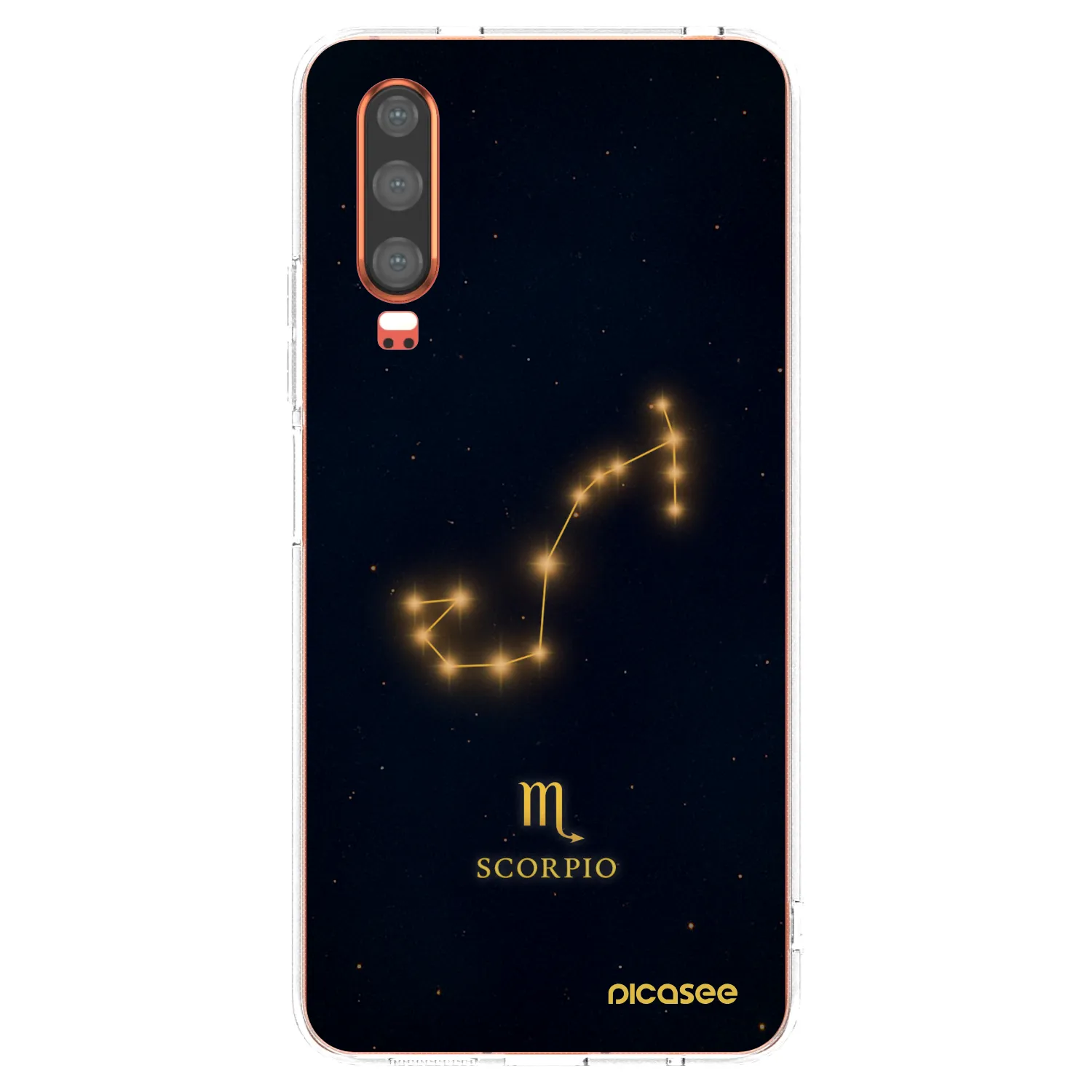 Picasee διαφανής θήκη σιλικόνης Huawei P30 - SCORPIO