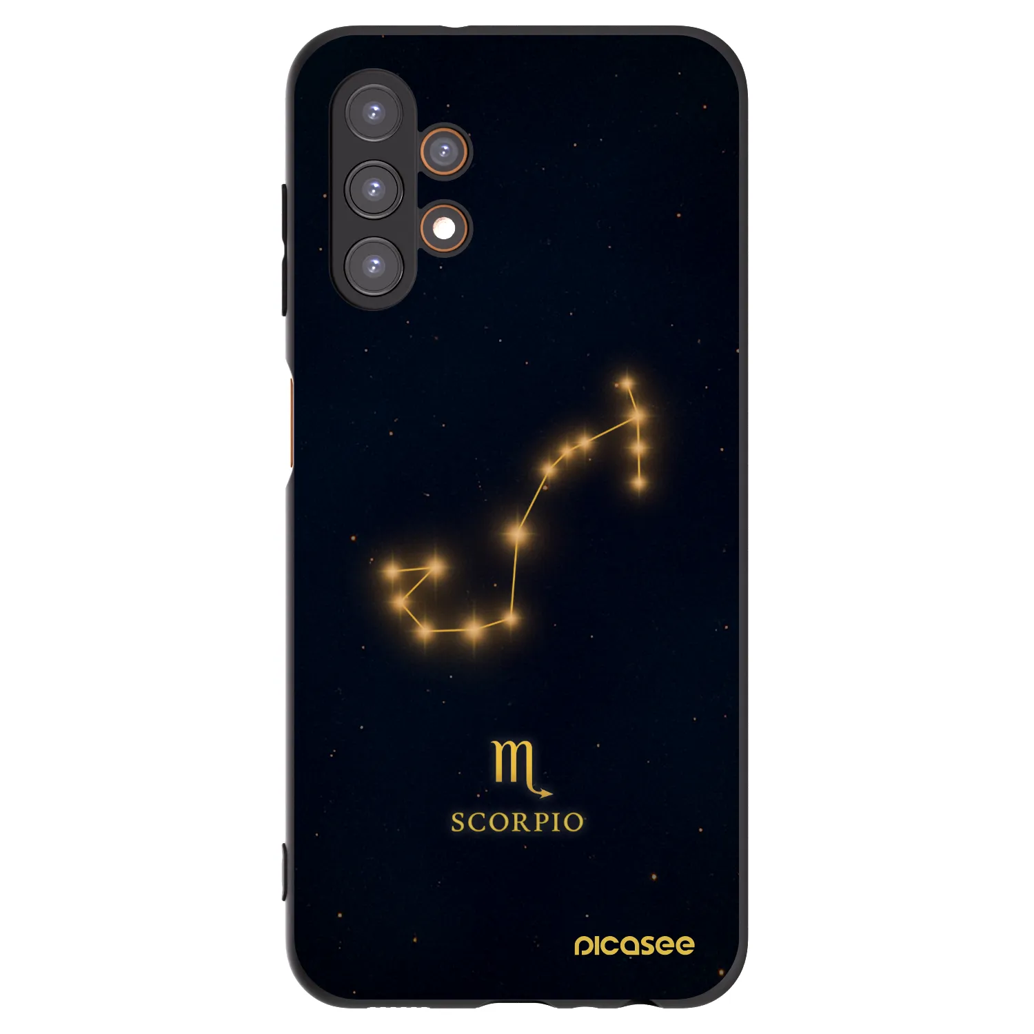 Picasee Μαύρη θήκη σιλικόνης για Samsung Galaxy A13 5G - SCORPIO