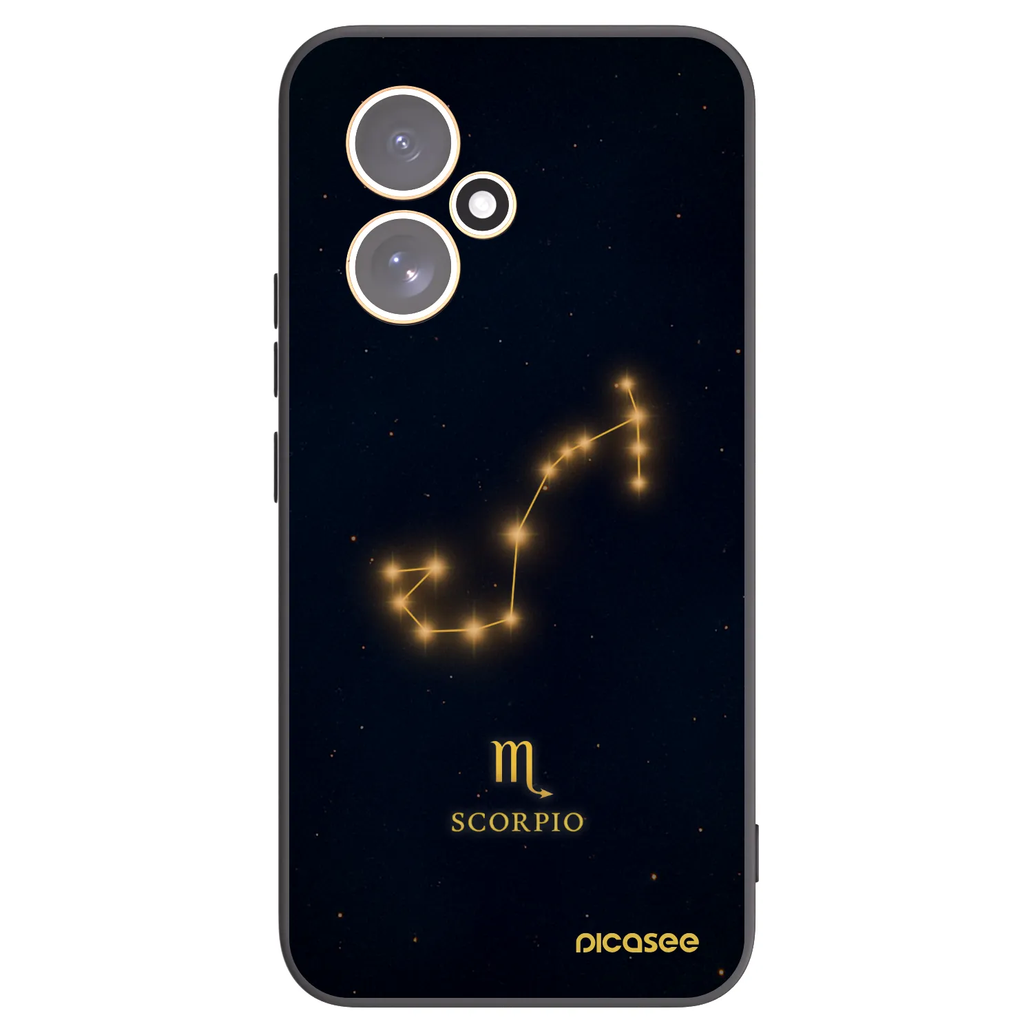 Picasee Μαύρη θήκη σιλικόνης για Honor 400 5G - SCORPIO