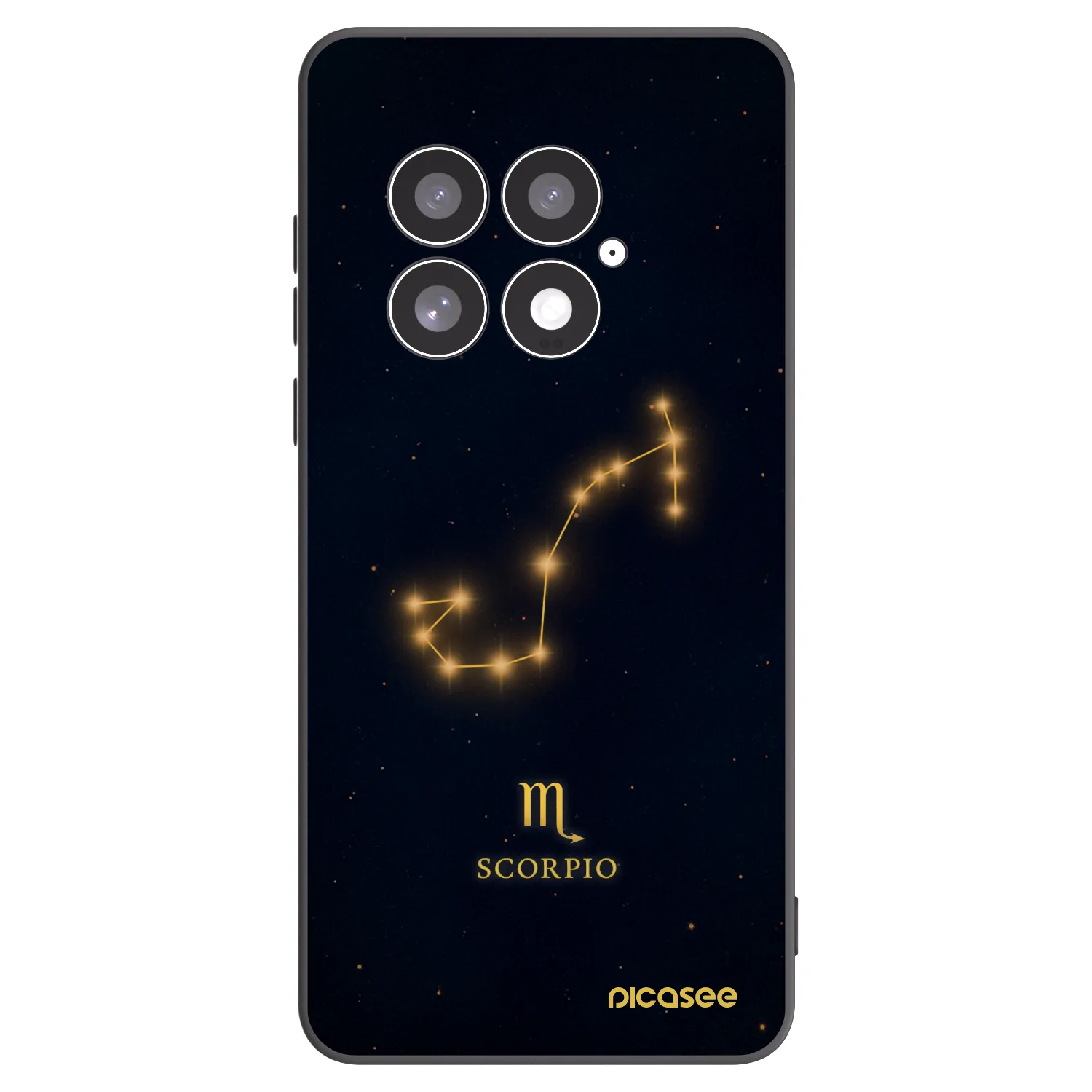 Picasee Μαύρη θήκη σιλικόνης για OnePlus 13 5G - SCORPIO