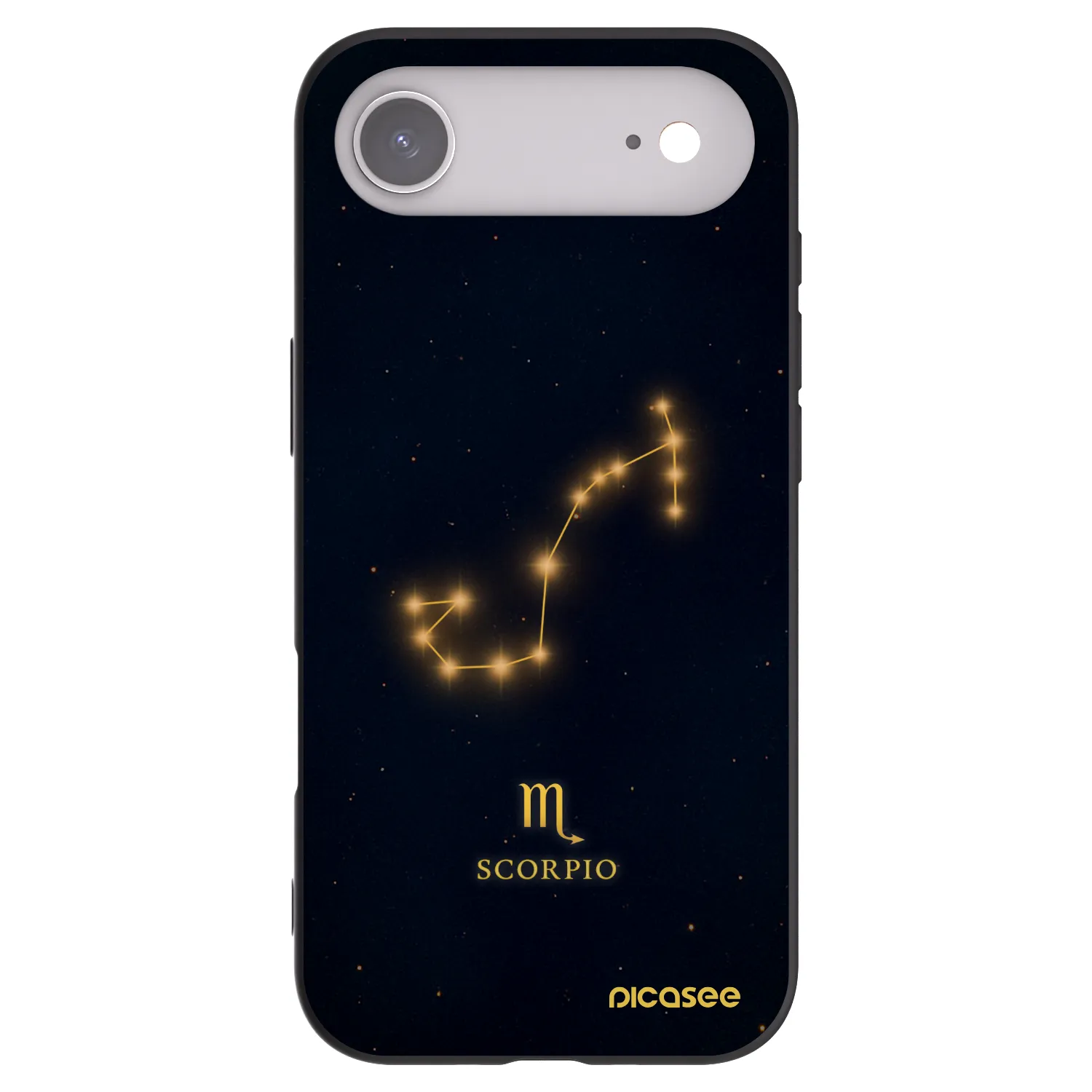 Picasee Μαύρη θήκη σιλικόνης για Apple iPhone Air - SCORPIO