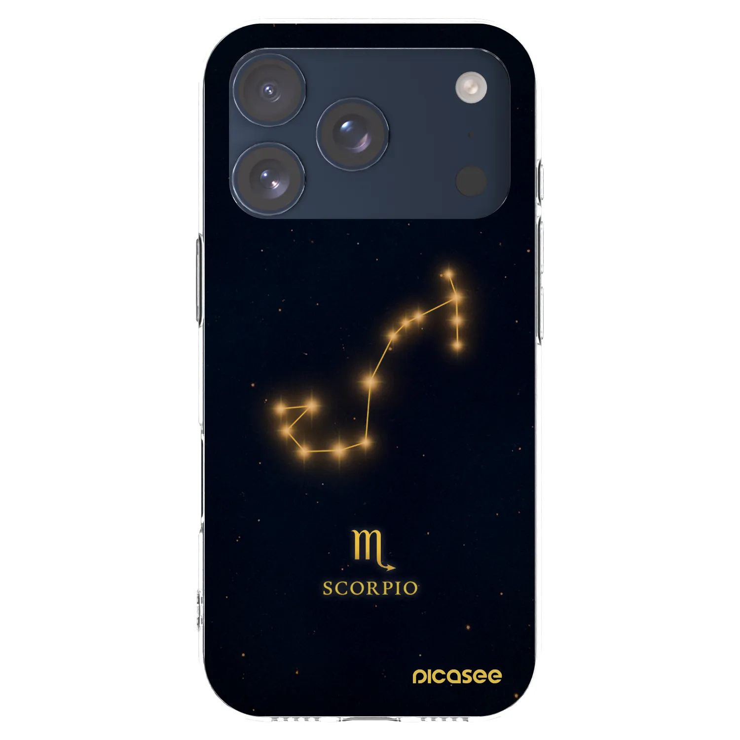 Picasee διαφανής θήκη σιλικόνης Apple iPhone 17 Pro - SCORPIO