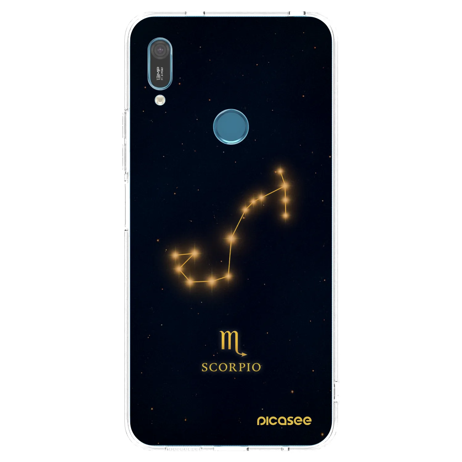 Picasee διαφανής θήκη σιλικόνης Huawei Y6 2019 - SCORPIO