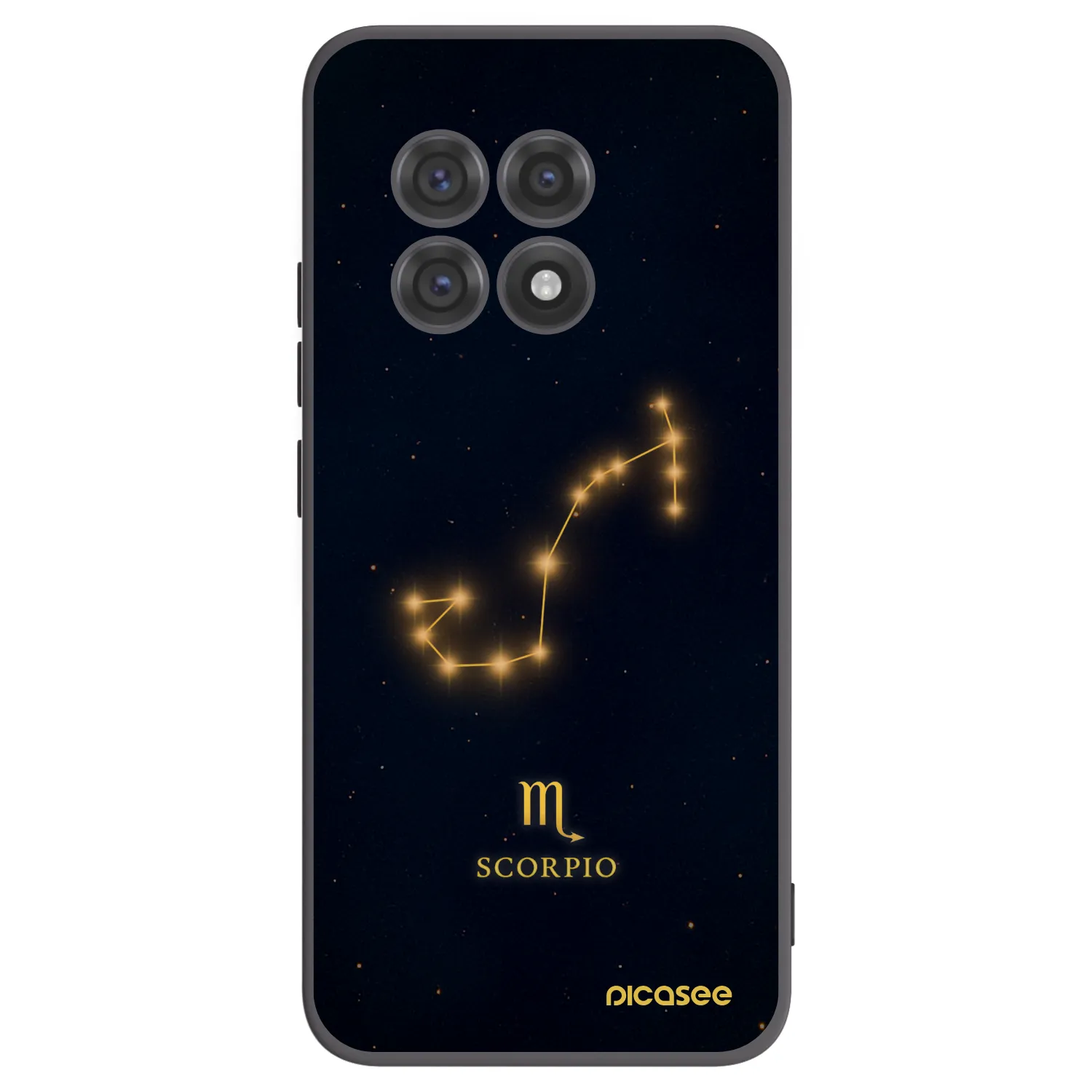 Picasee Μαύρη θήκη σιλικόνης για OnePlus 13R 5G - SCORPIO