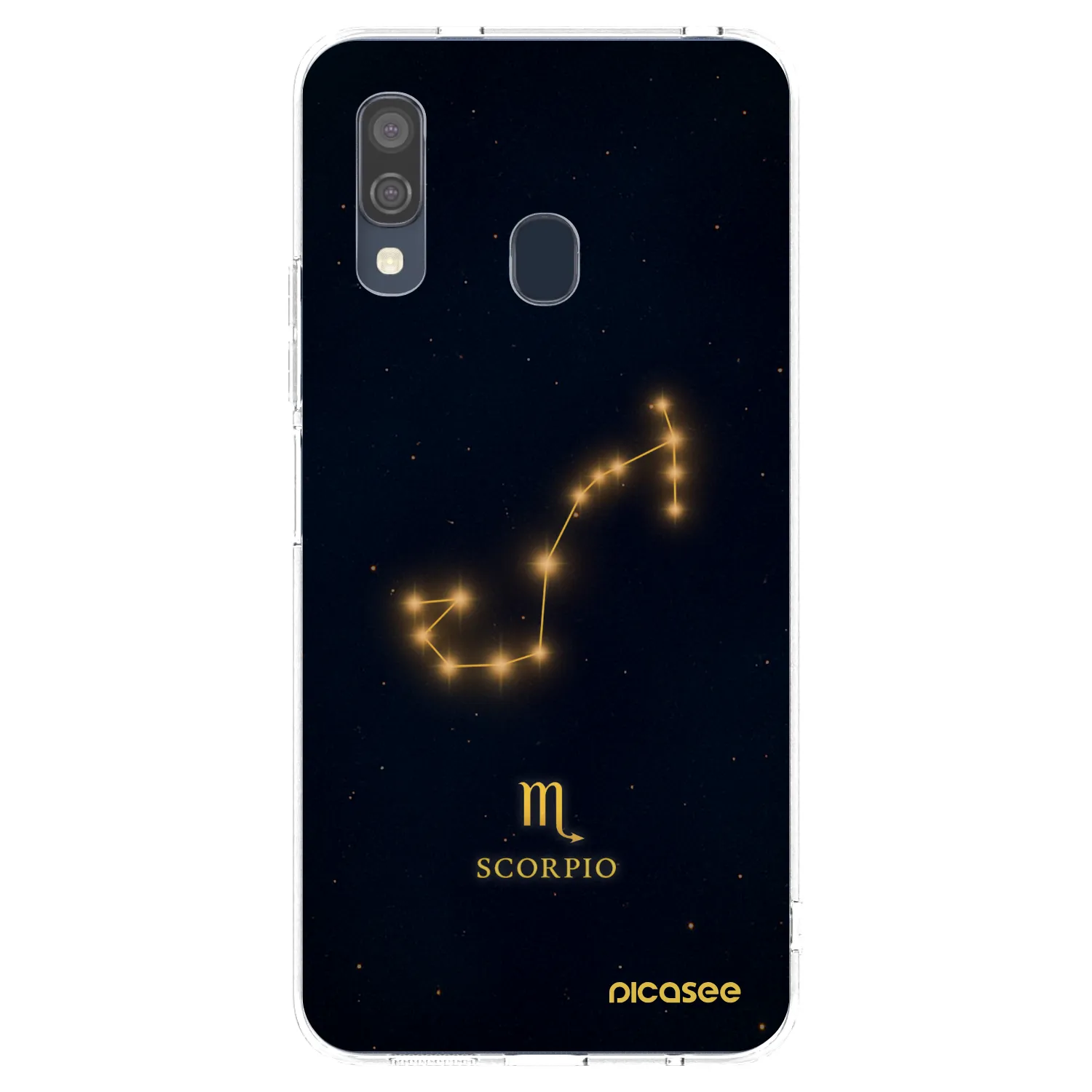 Picasee διαφανής θήκη σιλικόνης Samsung Galaxy A40 A405F - SCORPIO