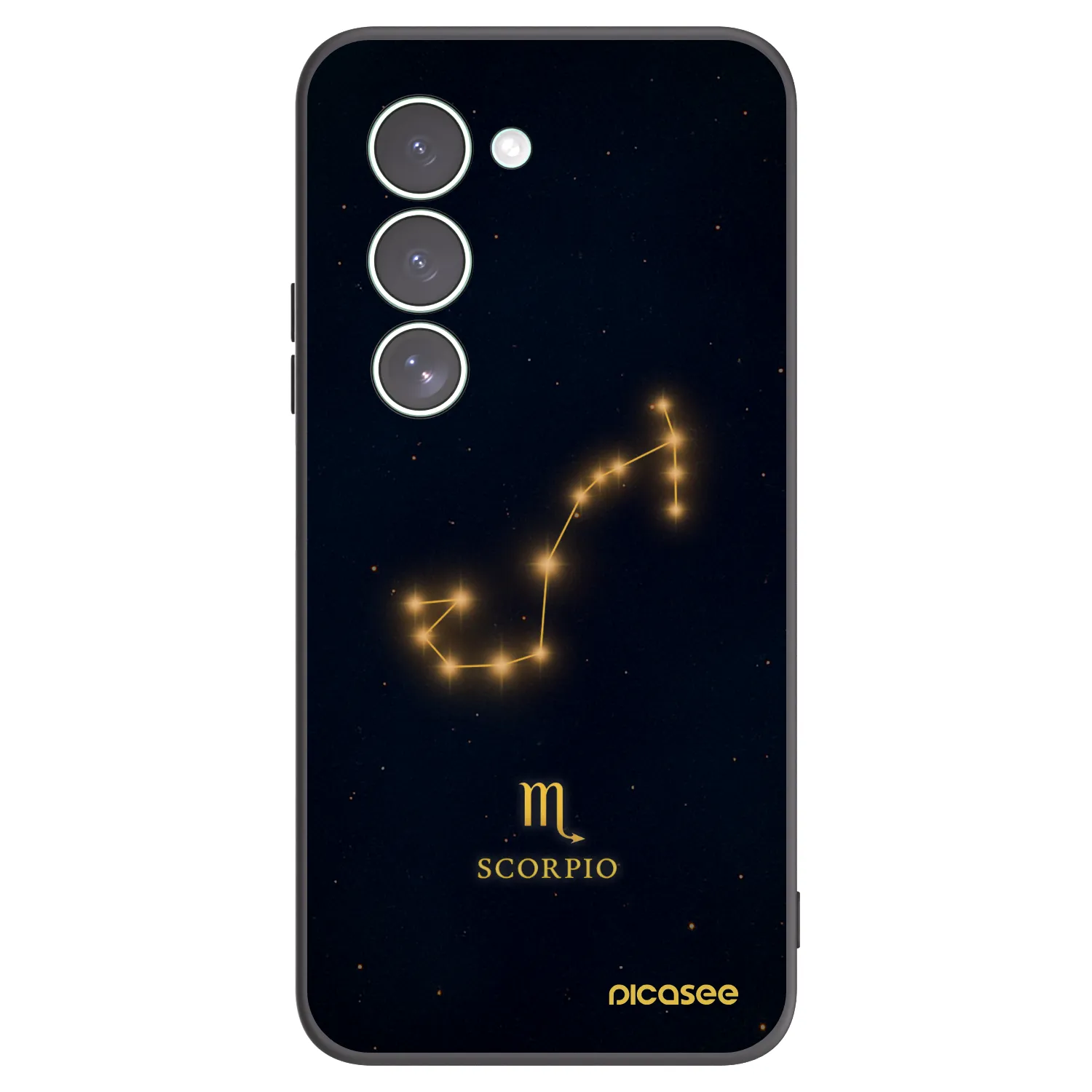 Picasee Μαύρη θήκη σιλικόνης για Xiaomi Redmi 15 5G - SCORPIO