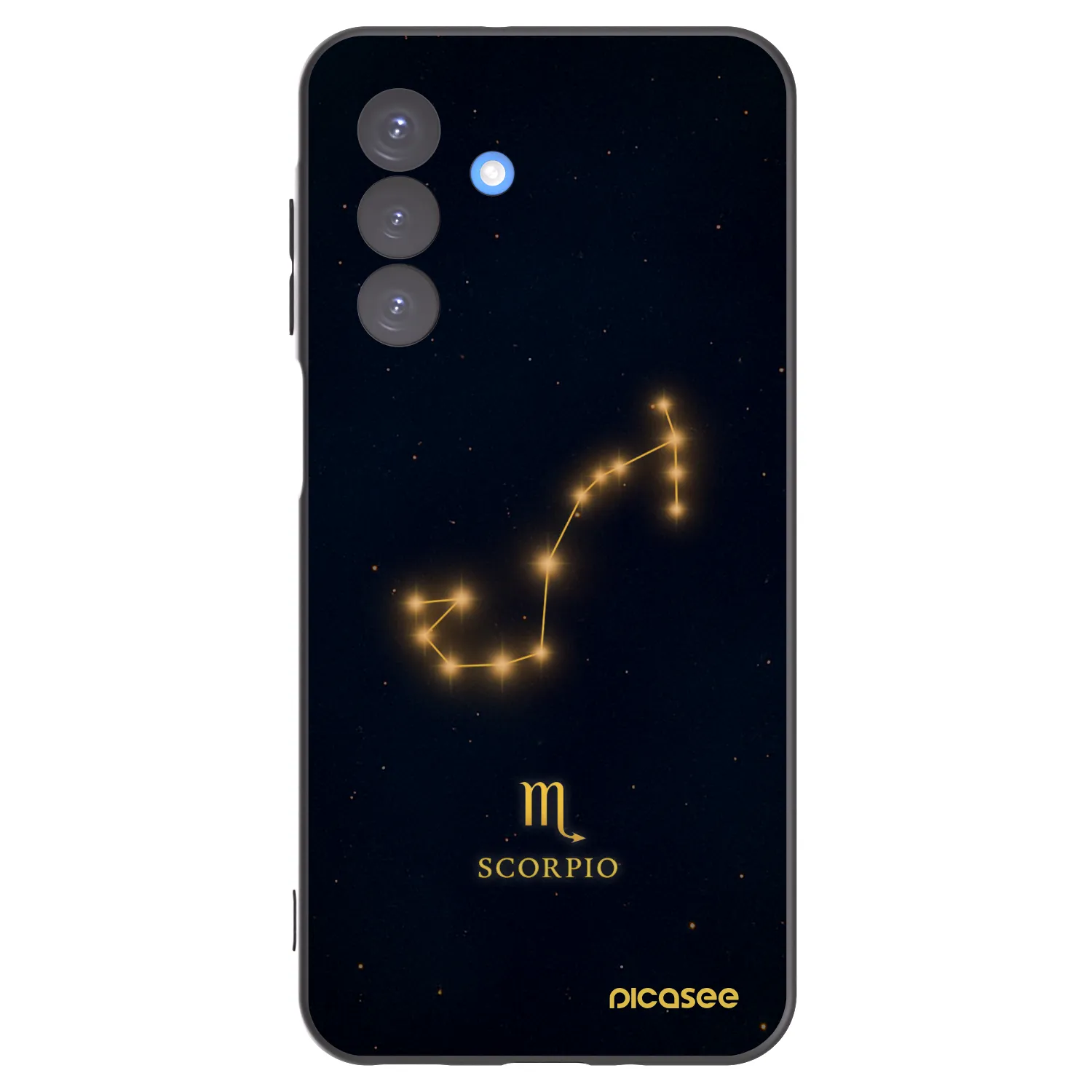Picasee Μαύρη θήκη σιλικόνης για Samsung Galaxy A17 5G - SCORPIO