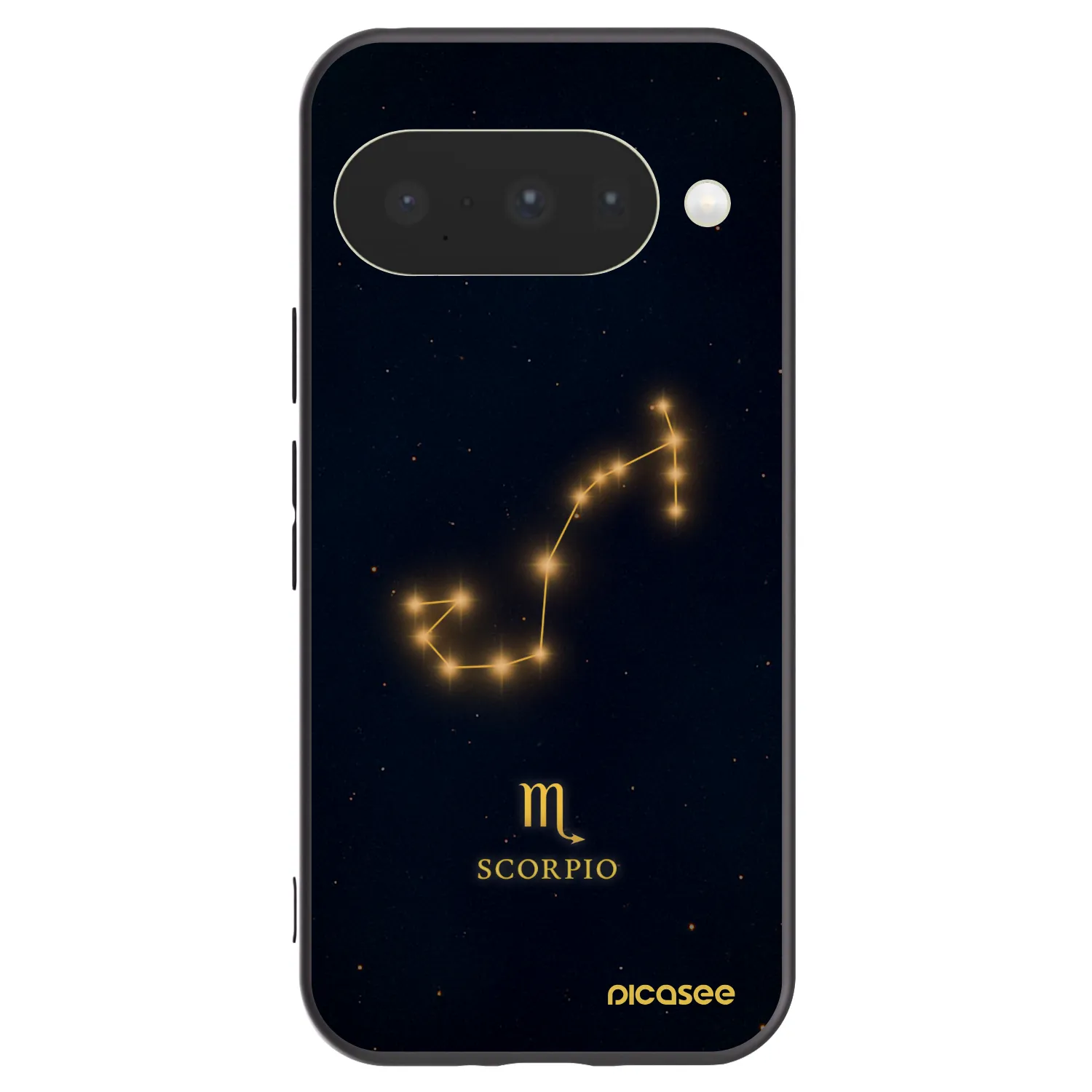 Picasee Μαύρη θήκη σιλικόνης για Google Pixel 10 - SCORPIO