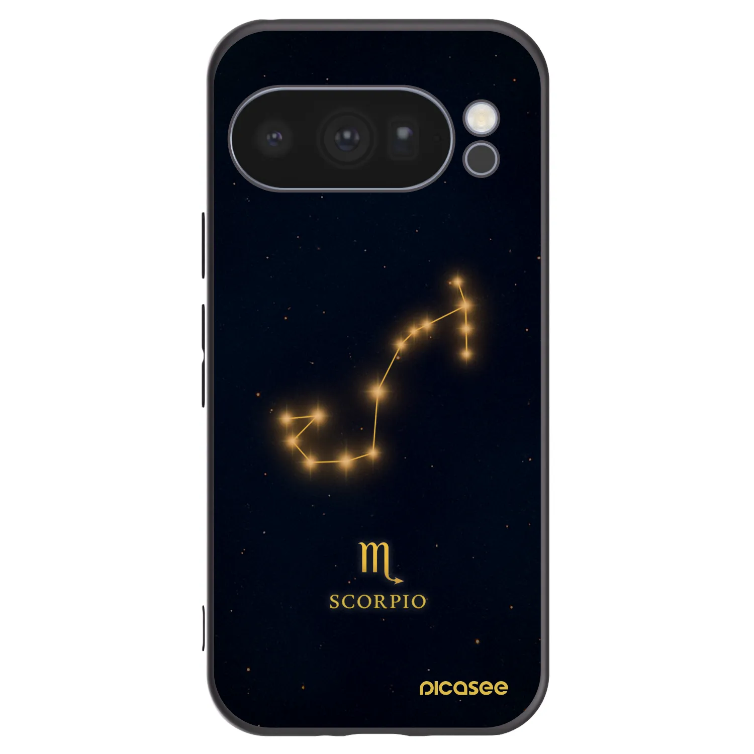 Picasee Μαύρη θήκη σιλικόνης για Google Pixel 10 Pro - SCORPIO