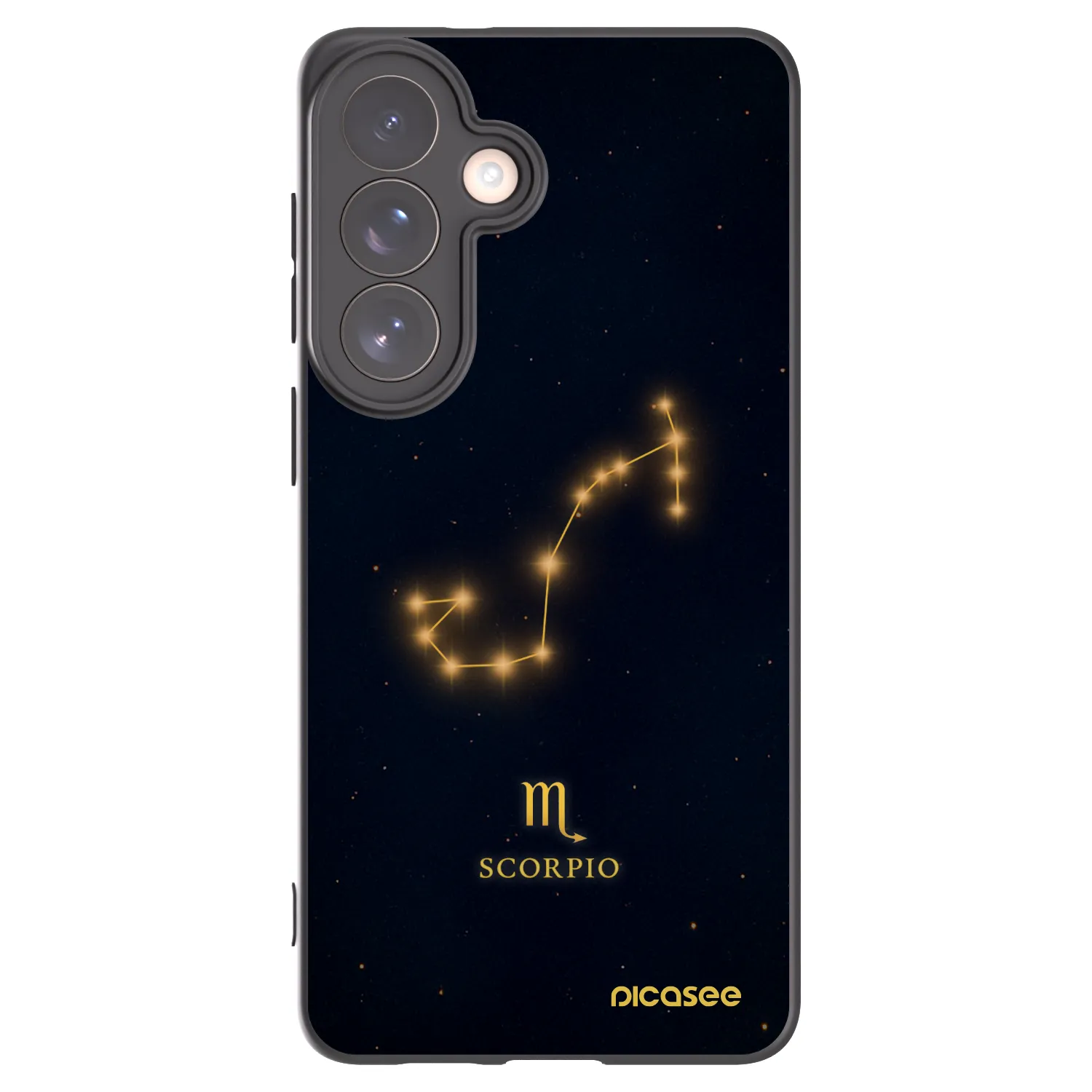 Picasee Μαύρη θήκη σιλικόνης για Samsung Galaxy S26+ - SCORPIO