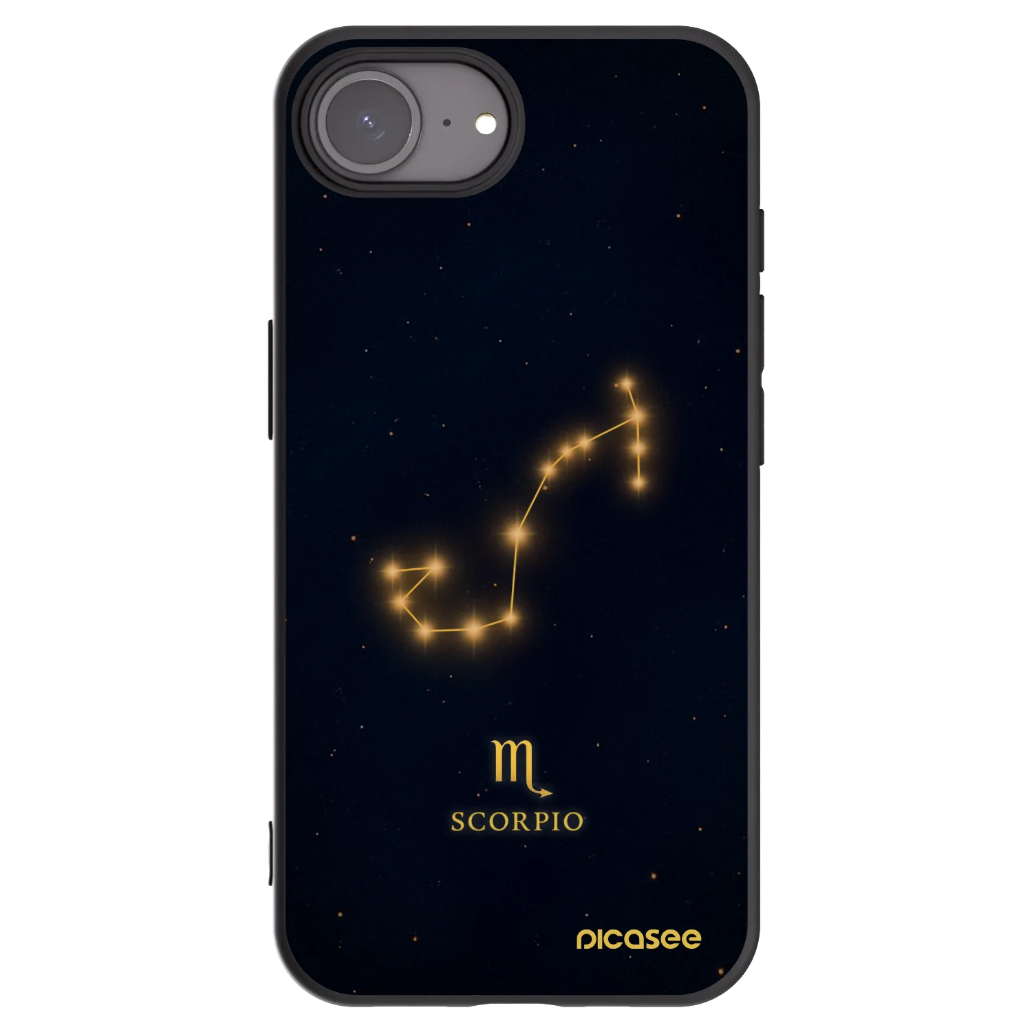 Picasee Μαύρη θήκη σιλικόνης για Apple iPhone 17e - SCORPIO