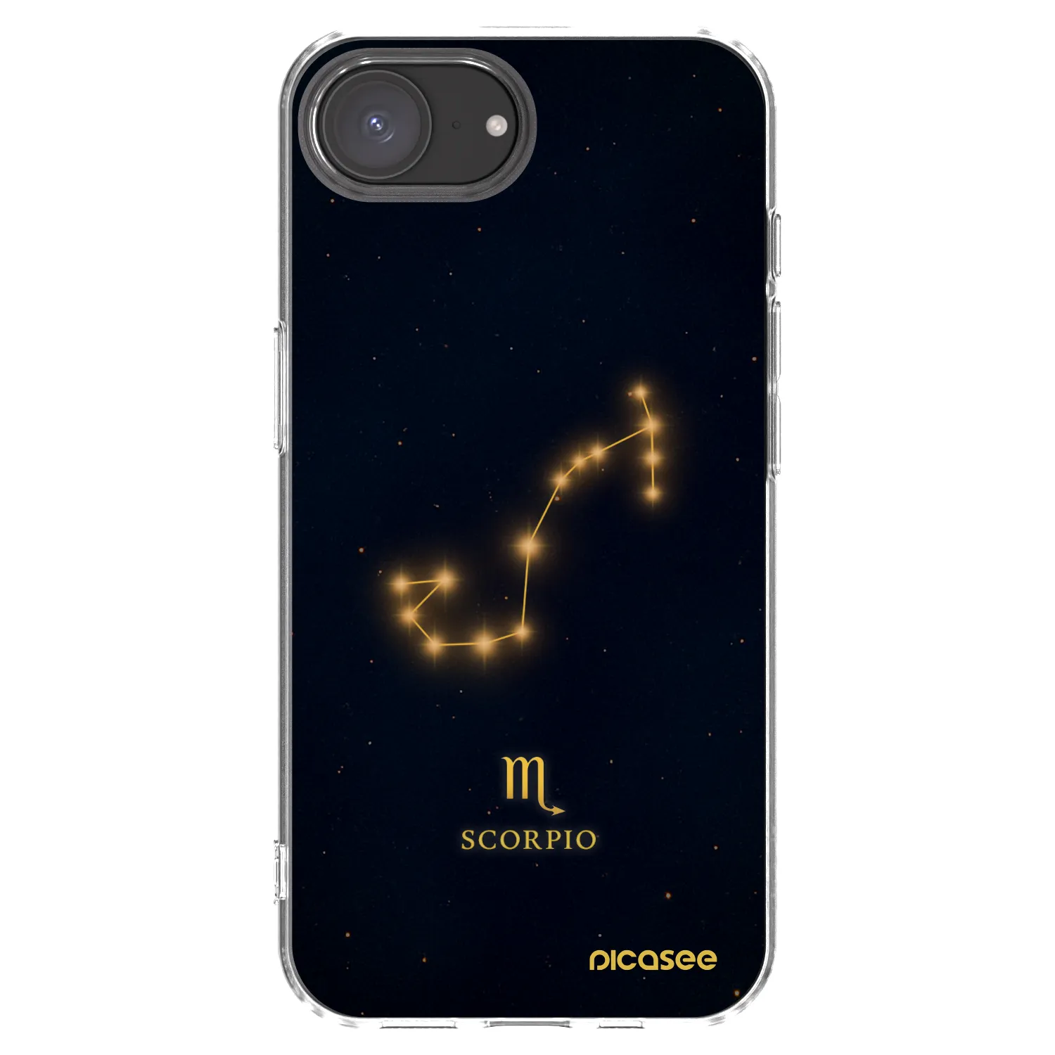 Picasee διαφανής θήκη σιλικόνης Apple iPhone 17e - SCORPIO