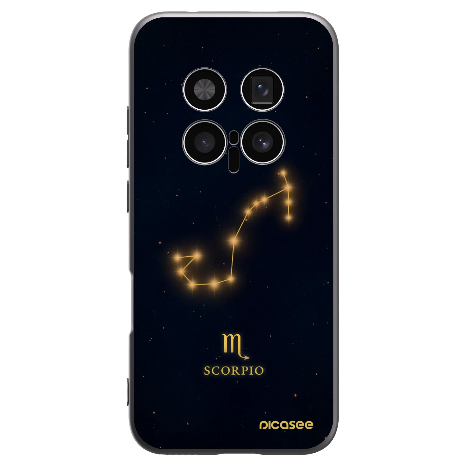 Picasee Μαύρη θήκη σιλικόνης για Honor Magic8 Pro 5G - SCORPIO