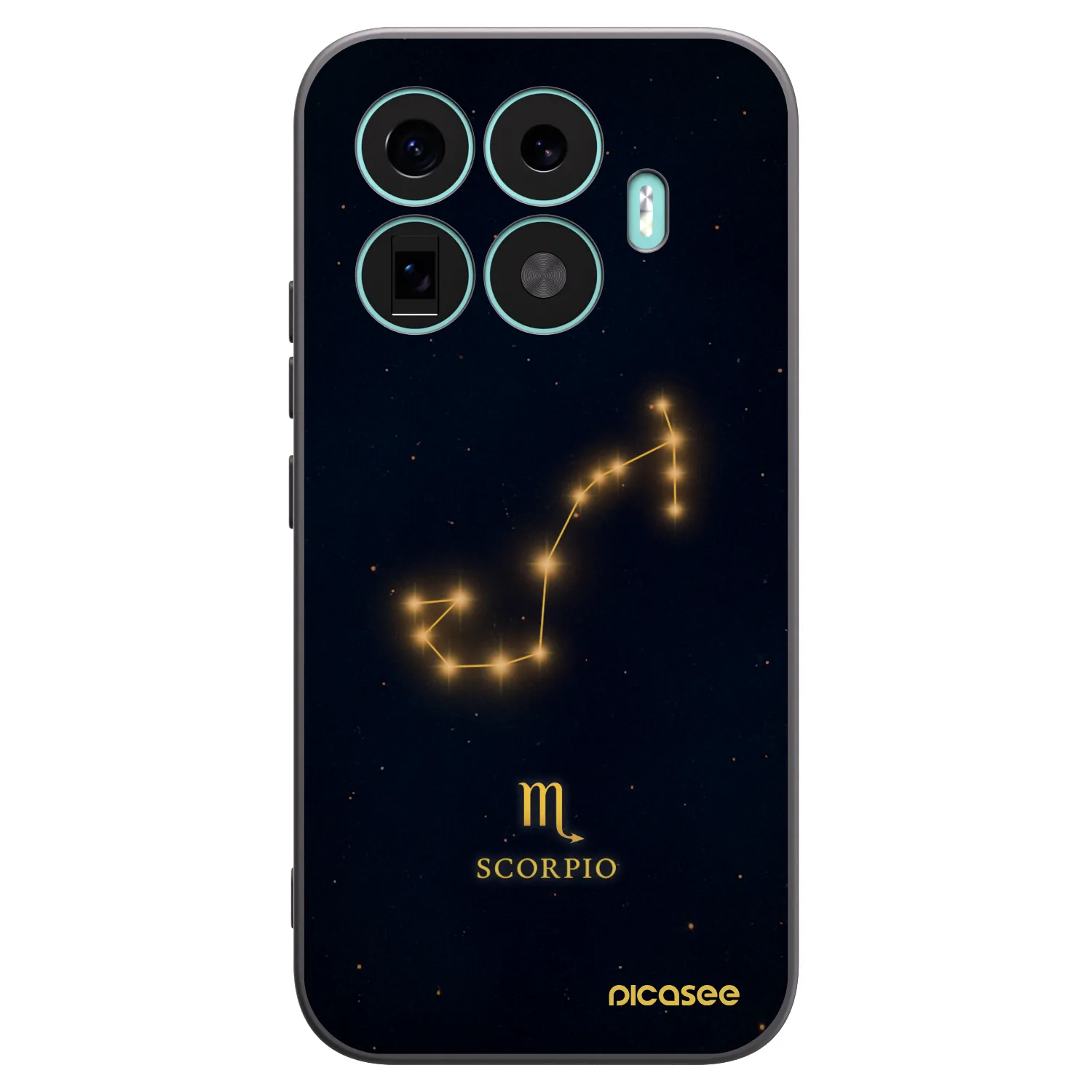 Picasee Μαύρη θήκη σιλικόνης για Xiaomi 17T - SCORPIO