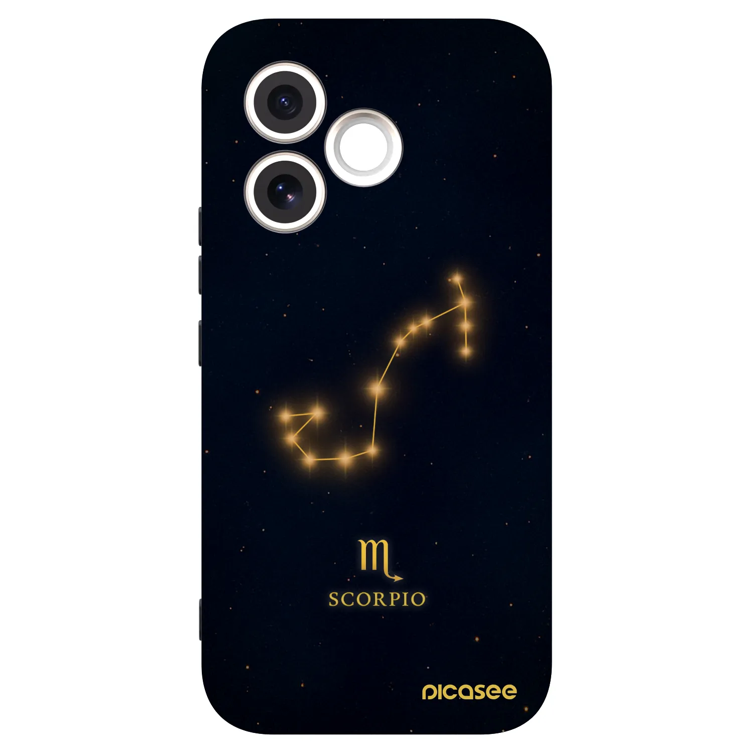 Picasee Μαύρη θήκη σιλικόνης για Honor 600 Lite - SCORPIO