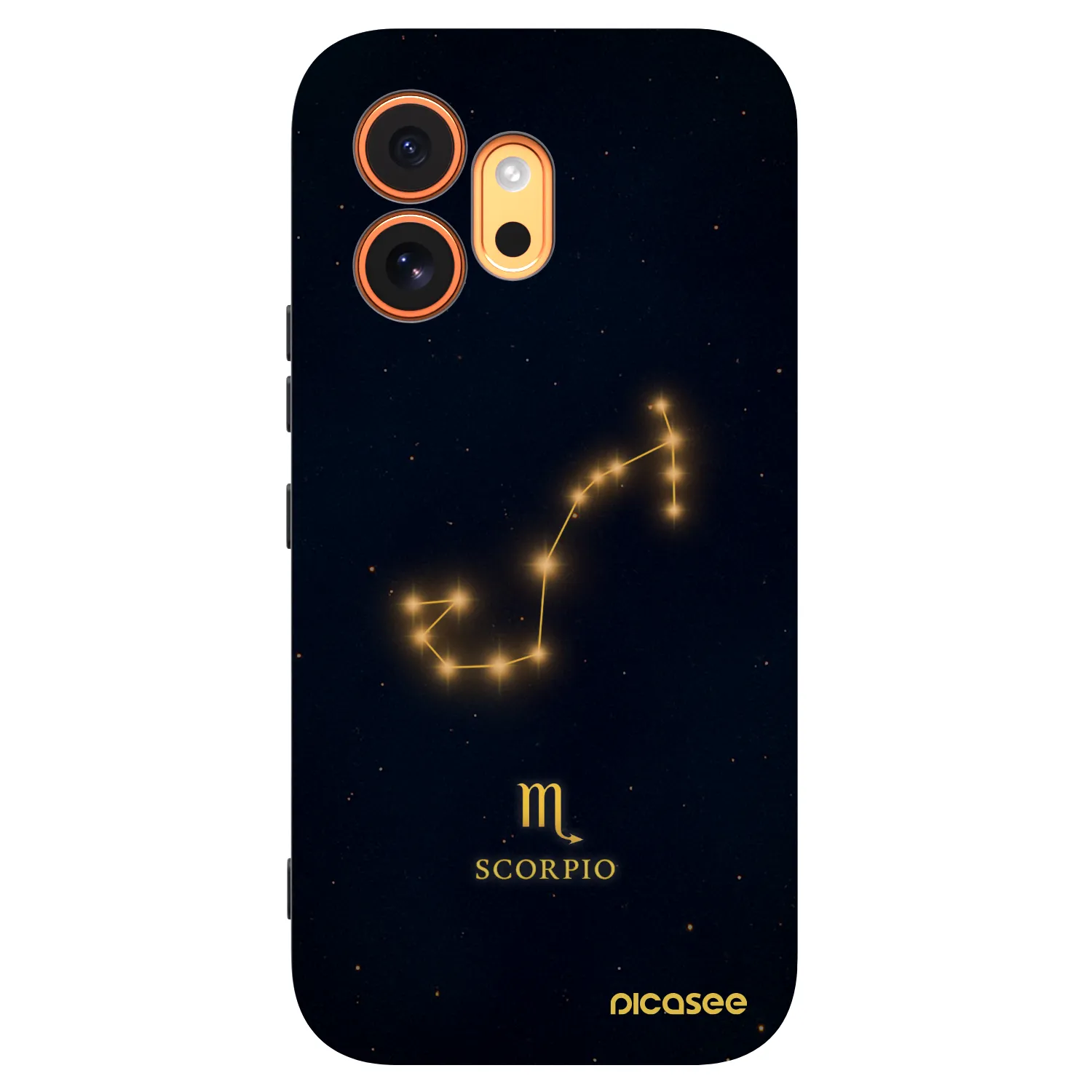 Picasee Μαύρη θήκη σιλικόνης για Honor 600 - SCORPIO