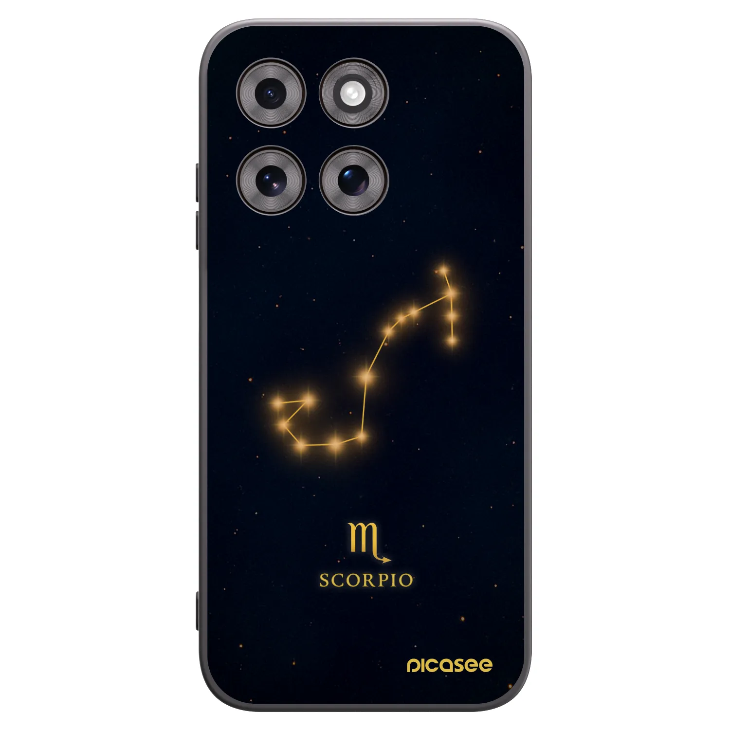 Picasee Μαύρη θήκη σιλικόνης για Motorola Moto G77 - SCORPIO
