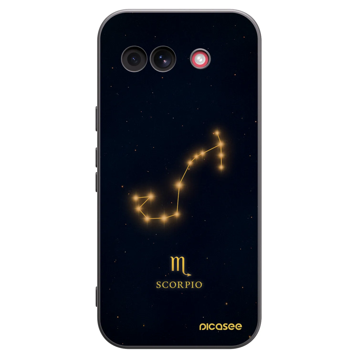 Picasee Μαύρη θήκη σιλικόνης για Google Pixel 10a - SCORPIO