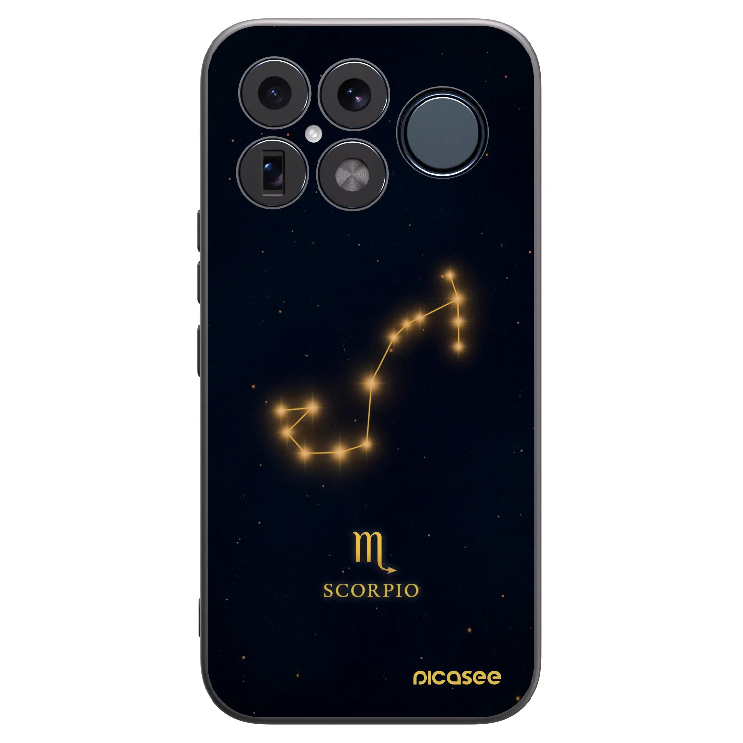 Picasee Μαύρη θήκη σιλικόνης για Xiaomi Poco F8 Ultra - SCORPIO