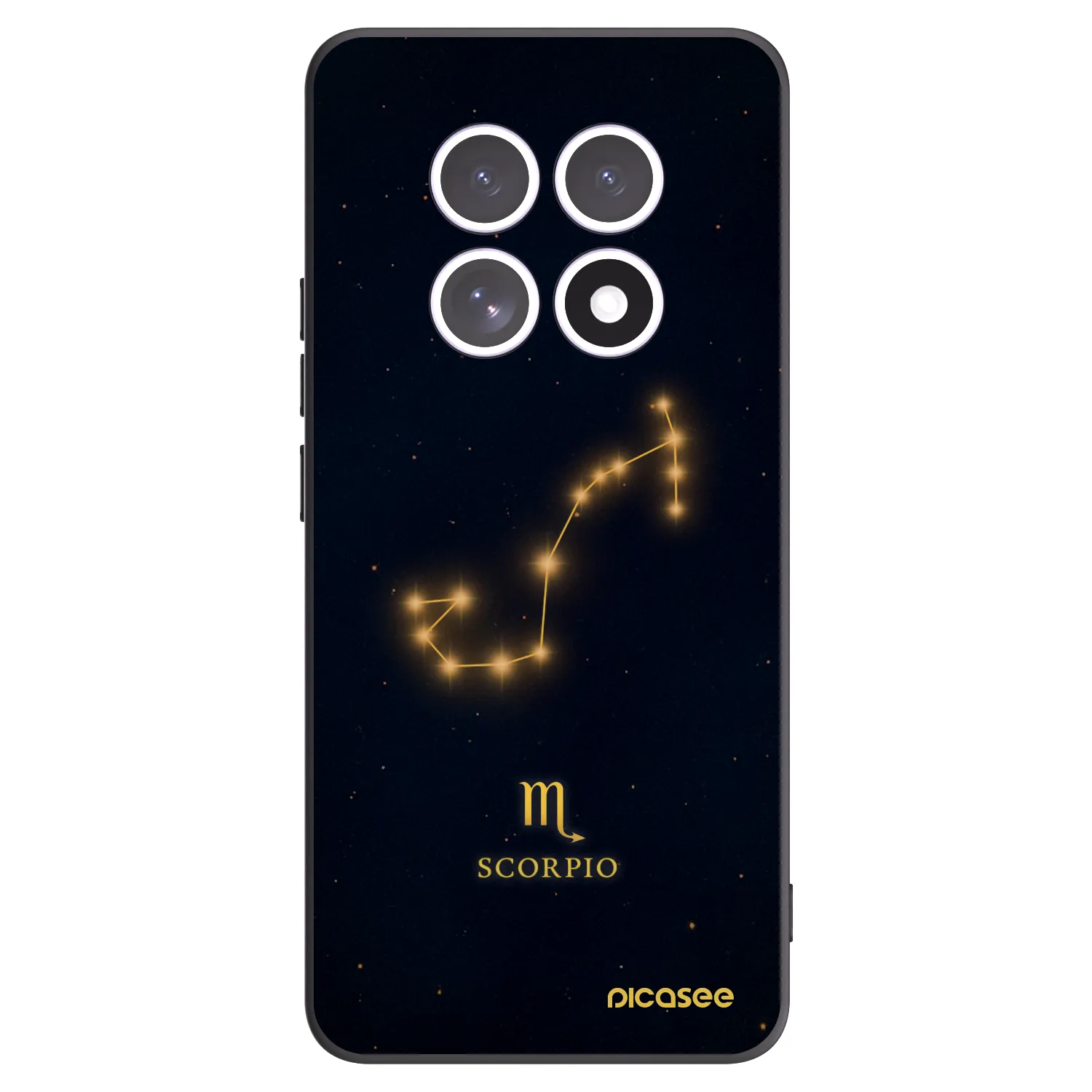 Picasee Μαύρη θήκη σιλικόνης για Xiaomi Redmi Note 15 5G - SCORPIO