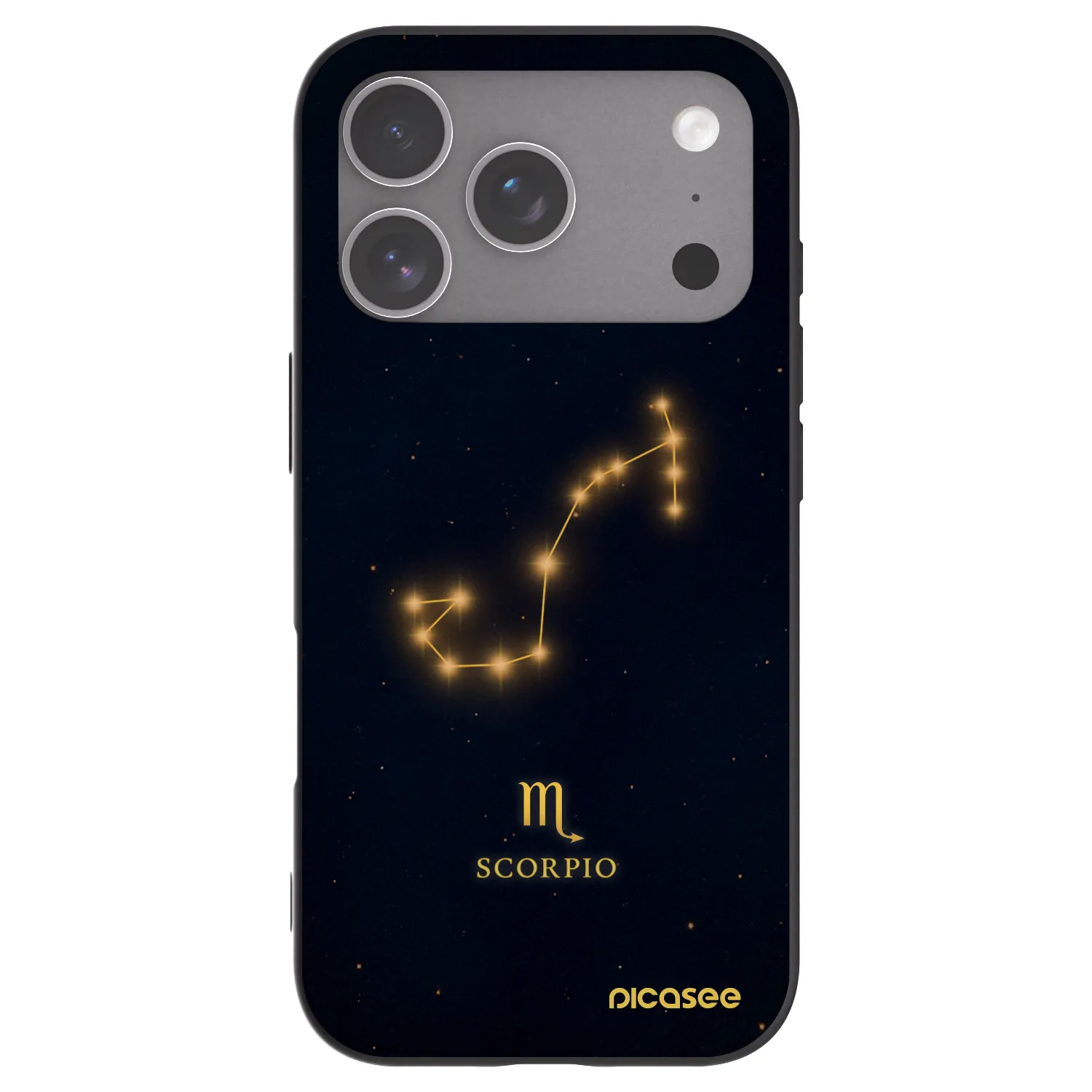 Picasee Μαύρη θήκη σιλικόνης για Apple iPhone 18 Pro - SCORPIO