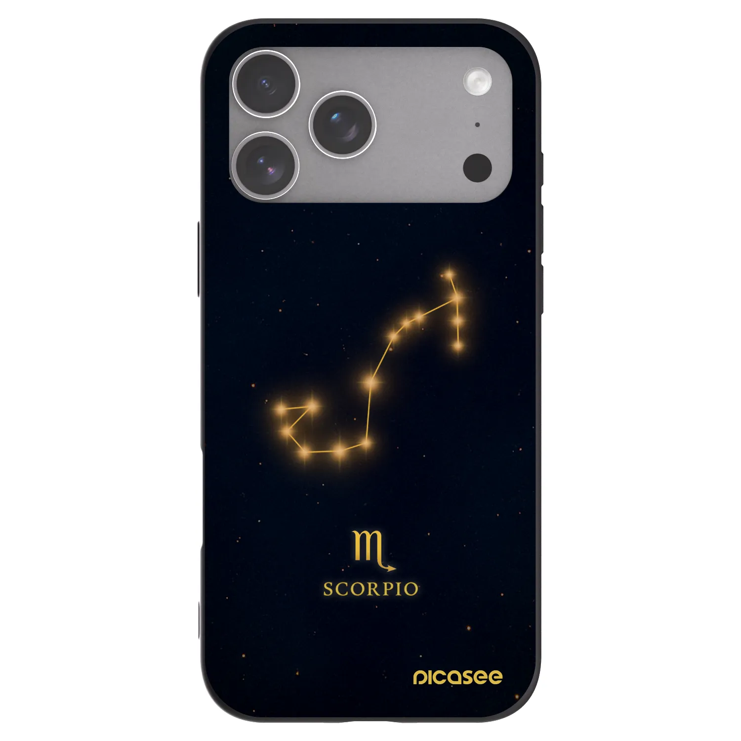 Picasee Μαύρη θήκη σιλικόνης για Apple iPhone 18 Pro Max - SCORPIO