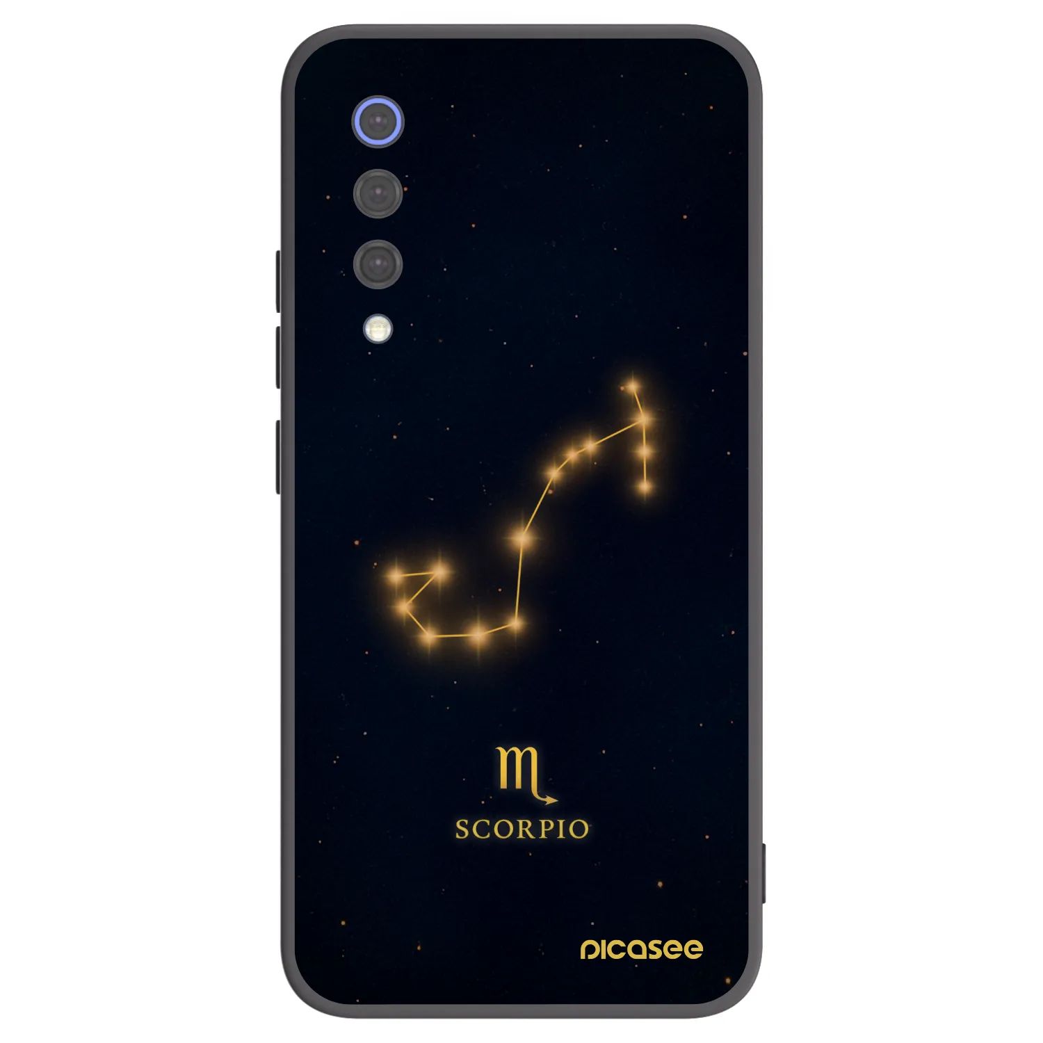 Picasee Μαύρη θήκη σιλικόνης για Xiaomi Mi 9 SE - SCORPIO