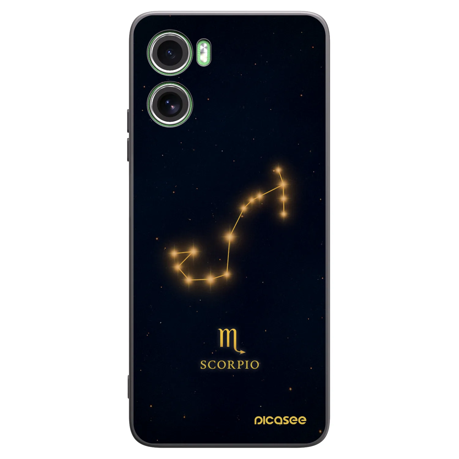 Picasee Μαύρη θήκη σιλικόνης για Motorola Moto G06 - SCORPIO