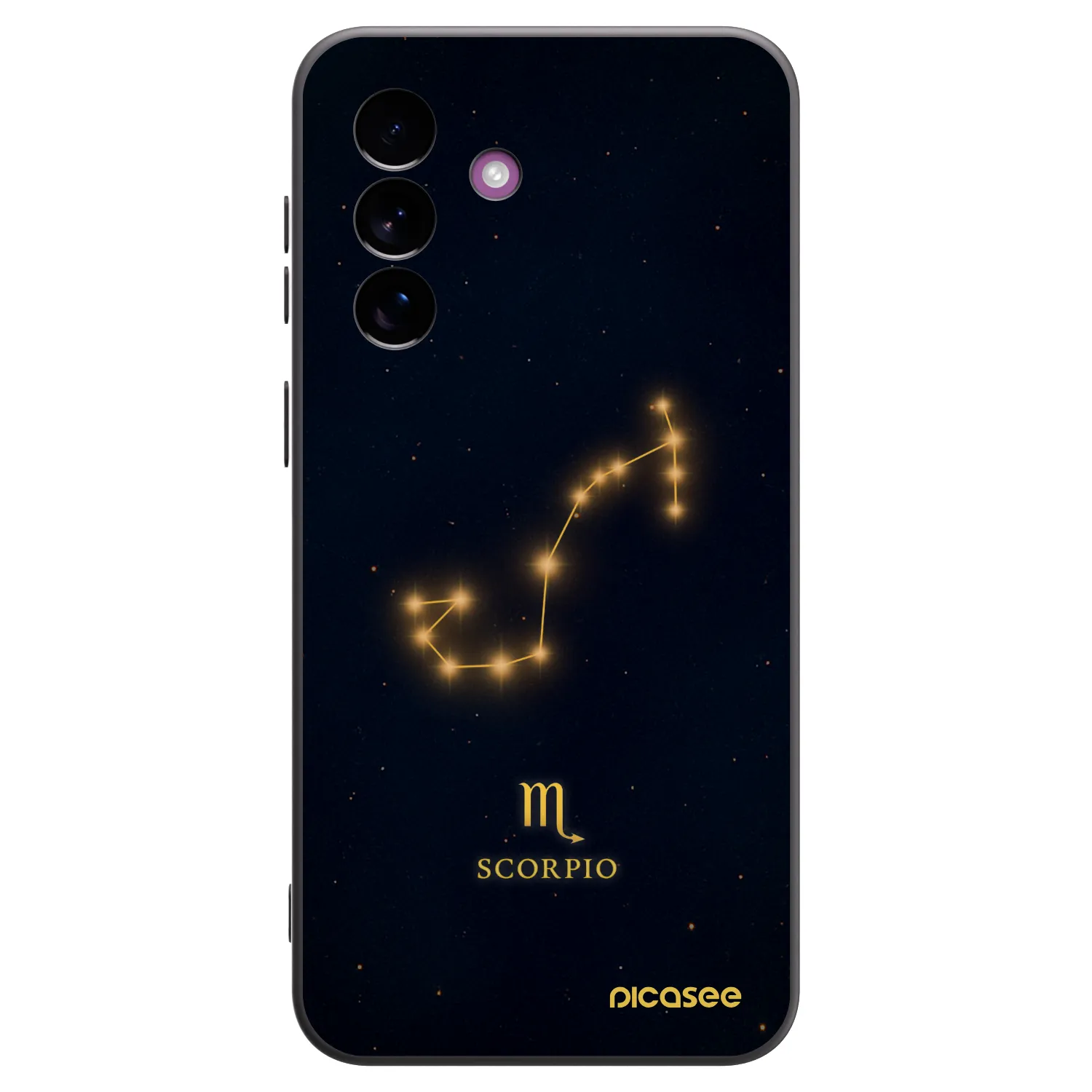 Picasee Μαύρη θήκη σιλικόνης για Samsung Galaxy A37 - SCORPIO