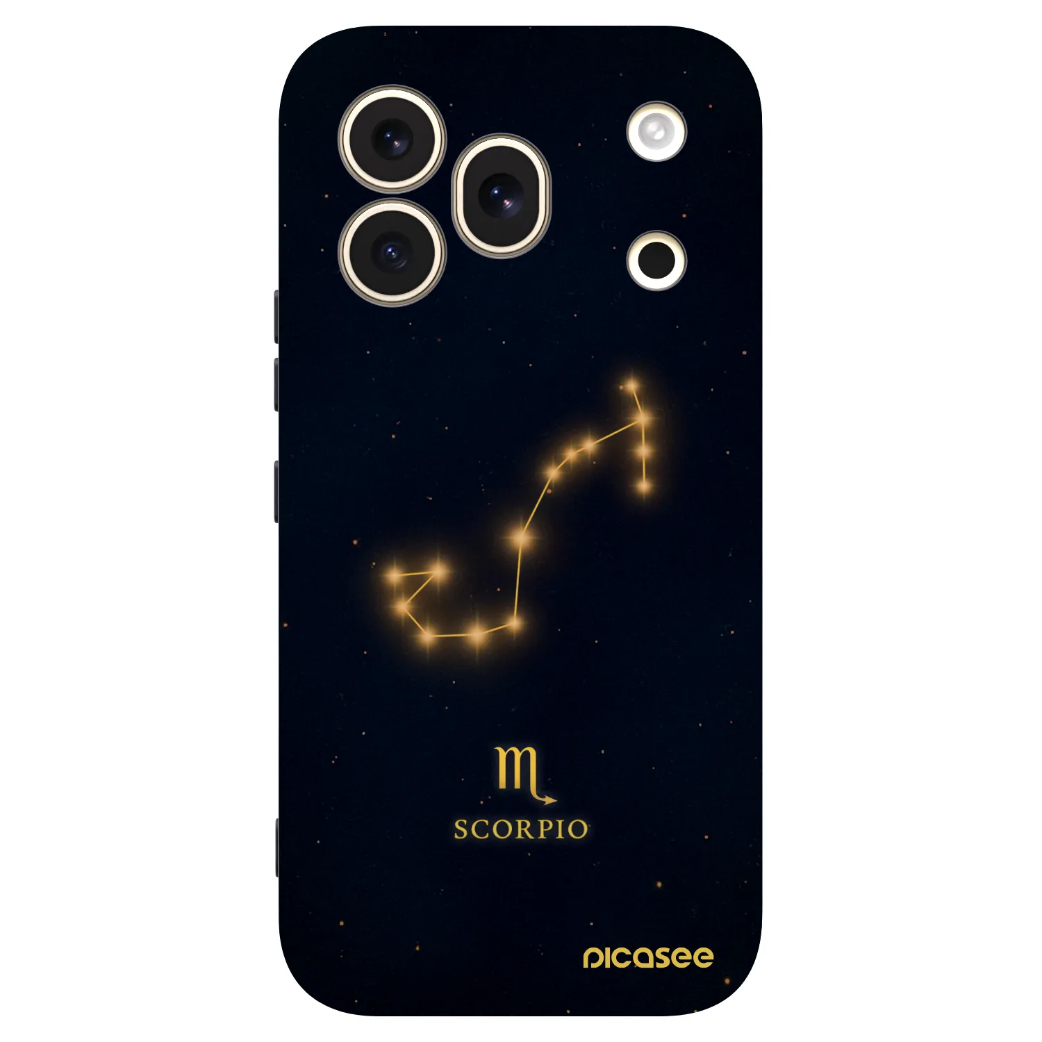 Picasee Μαύρη θήκη σιλικόνης για Honor 600 Pro - SCORPIO
