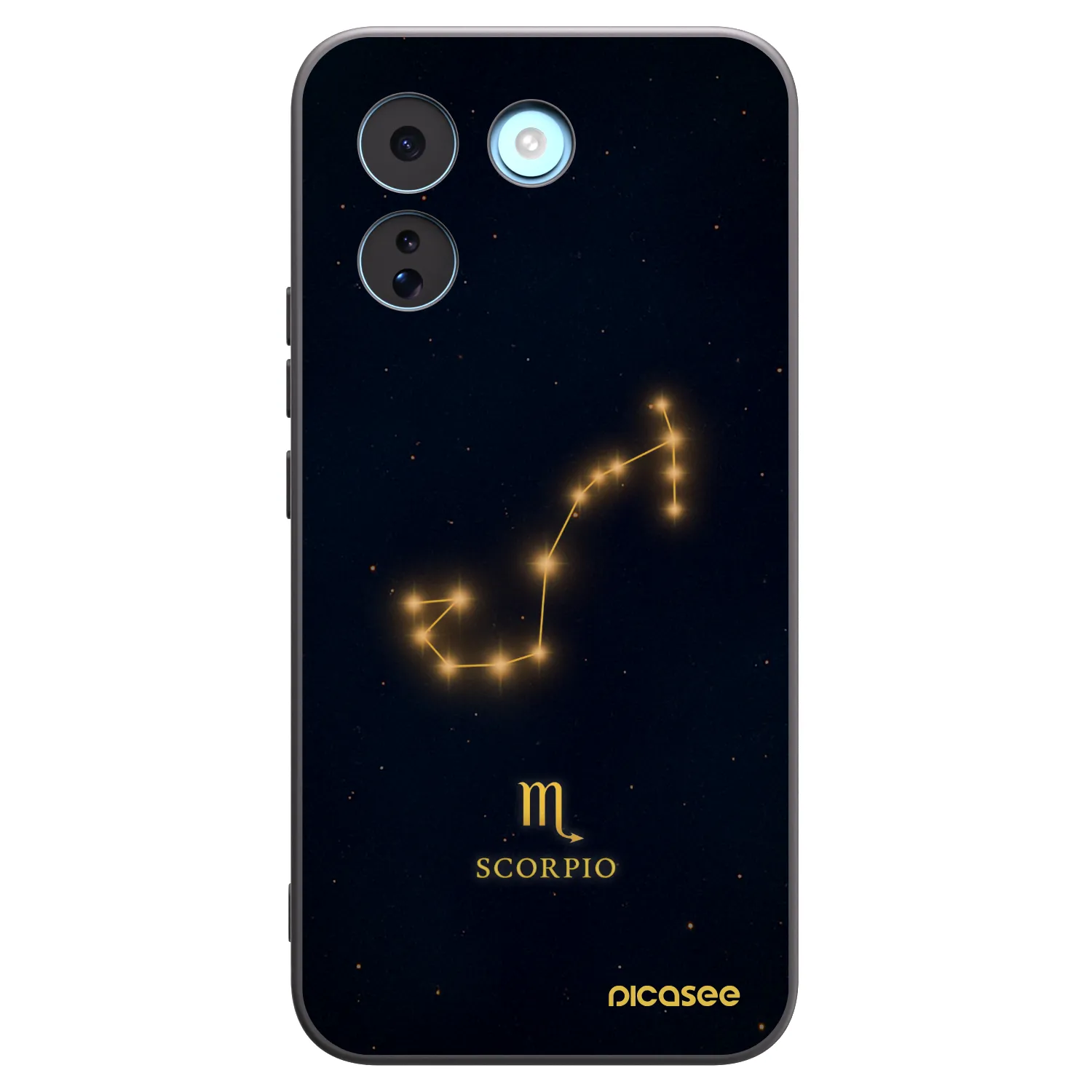 Picasee Μαύρη θήκη σιλικόνης για Xiaomi Redmi Note 17 Pro MAX 5G - SCORPIO