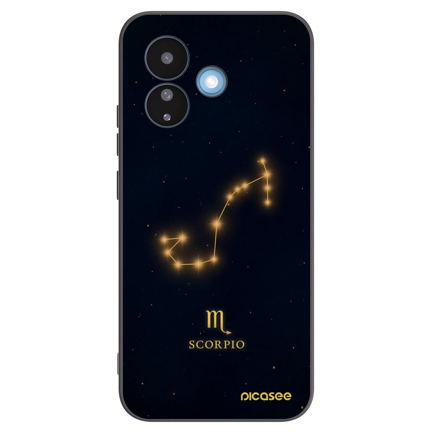 Picasee Μαύρη θήκη σιλικόνης για Xiaomi Redmi Note 17 Pro 5G - SCORPIO