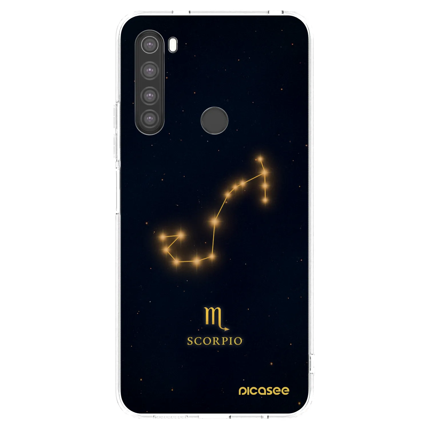 Picasee διαφανής θήκη σιλικόνης Xiaomi Redmi Note 8 - SCORPIO
