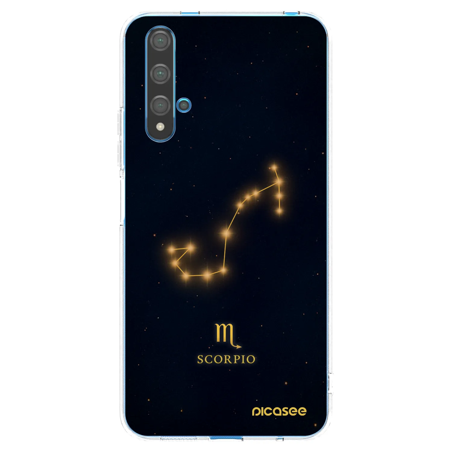 Picasee διαφανής θήκη σιλικόνης Huawei Nova 5T - SCORPIO