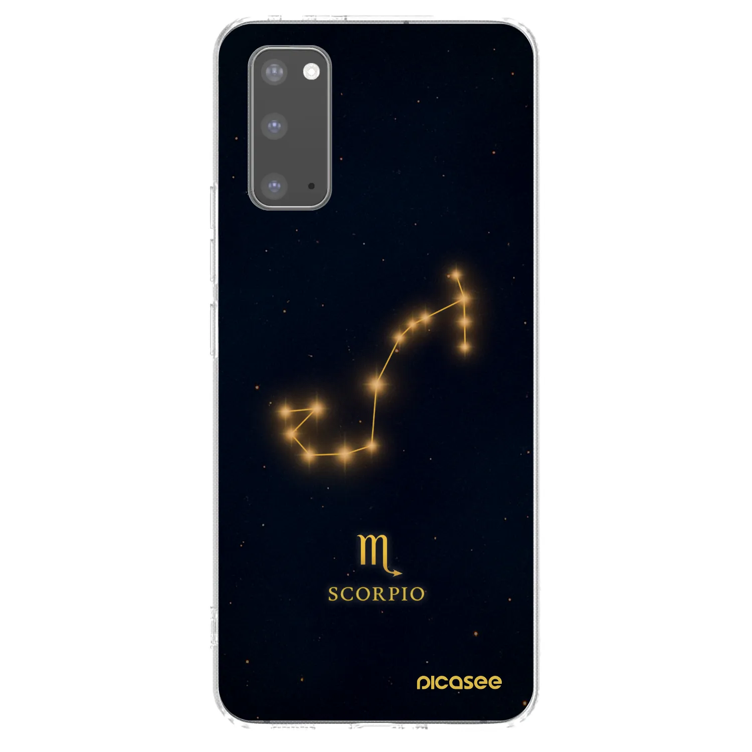 Picasee διαφανής θήκη σιλικόνης Samsung Galaxy S20 G980F - SCORPIO