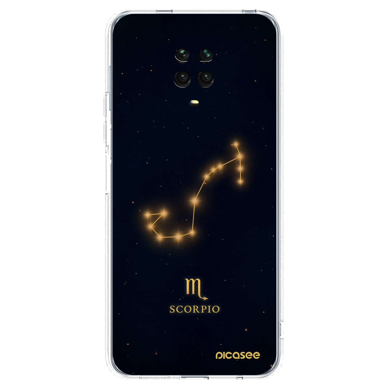 Picasee διαφανής θήκη σιλικόνης Xiaomi Redmi Note 9 Pro - SCORPIO
