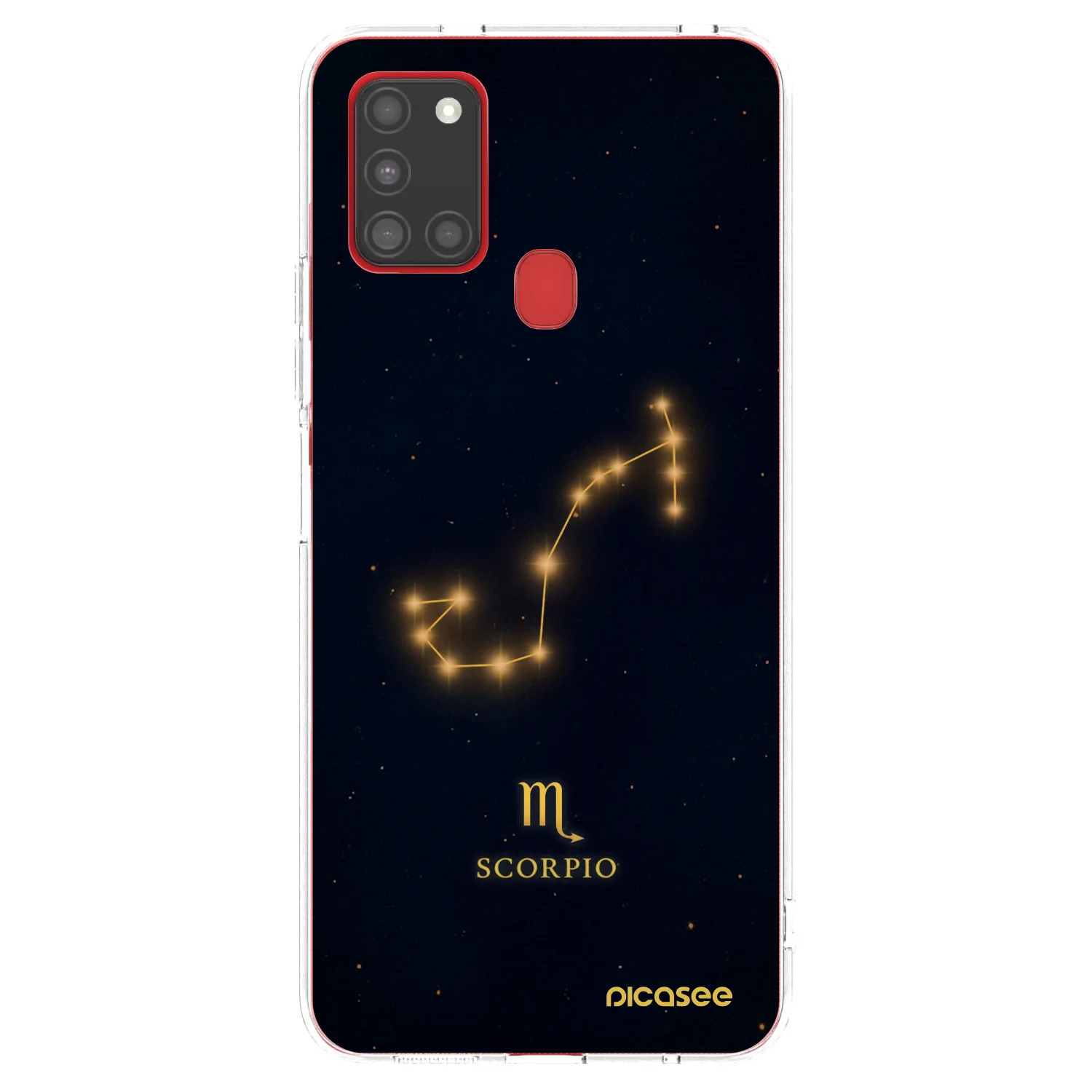 Picasee διαφανής θήκη σιλικόνης Samsung Galaxy A21s - SCORPIO