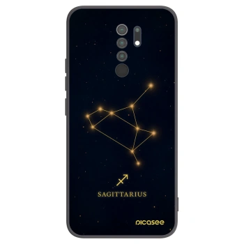 Picasee Μαύρη θήκη σιλικόνης για Xiaomi Redmi 9 - SAGITTARIUS