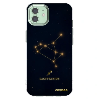 Picasee διαφανής θήκη σιλικόνης Apple iPhone 12 - SAGITTARIUS