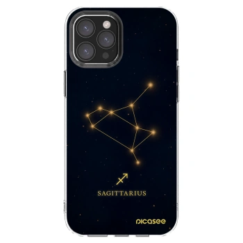 Picasee διαφανής θήκη σιλικόνης Apple iPhone 12 Pro Max - SAGITTARIUS