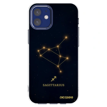 Picasee διαφανής θήκη σιλικόνης Apple iPhone 12 mini - SAGITTARIUS